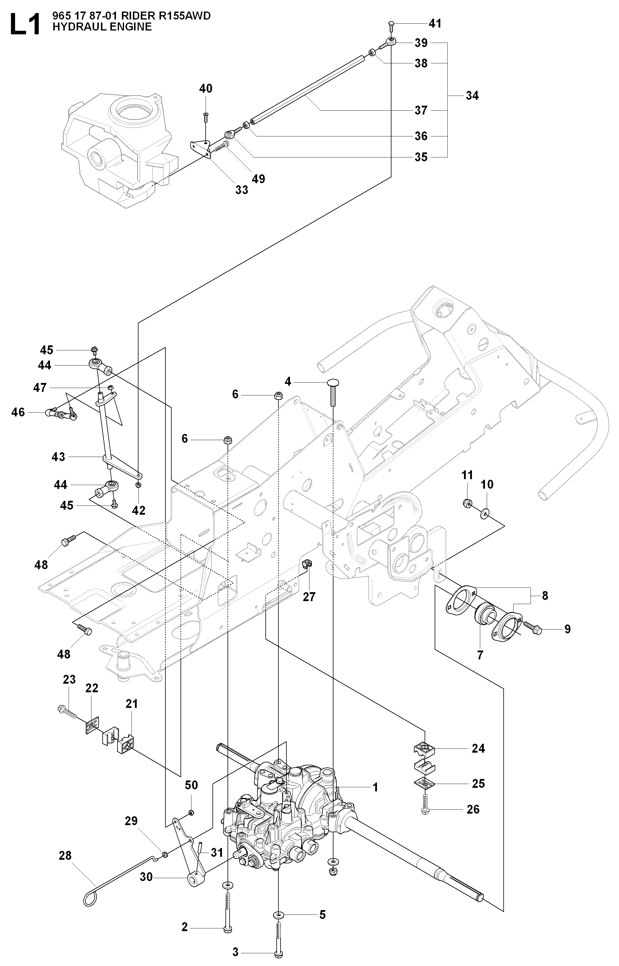 HYDRAULIC PUMP - MOTOR