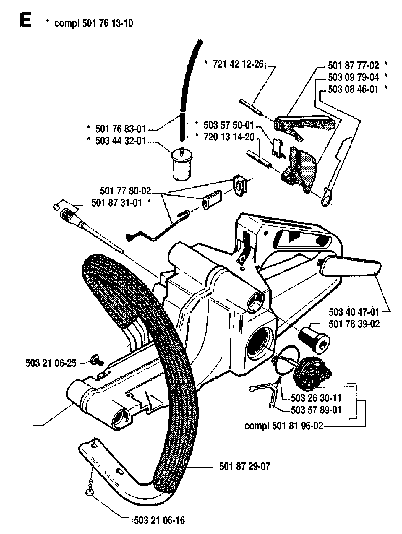 FUEL TANK & HANDLE