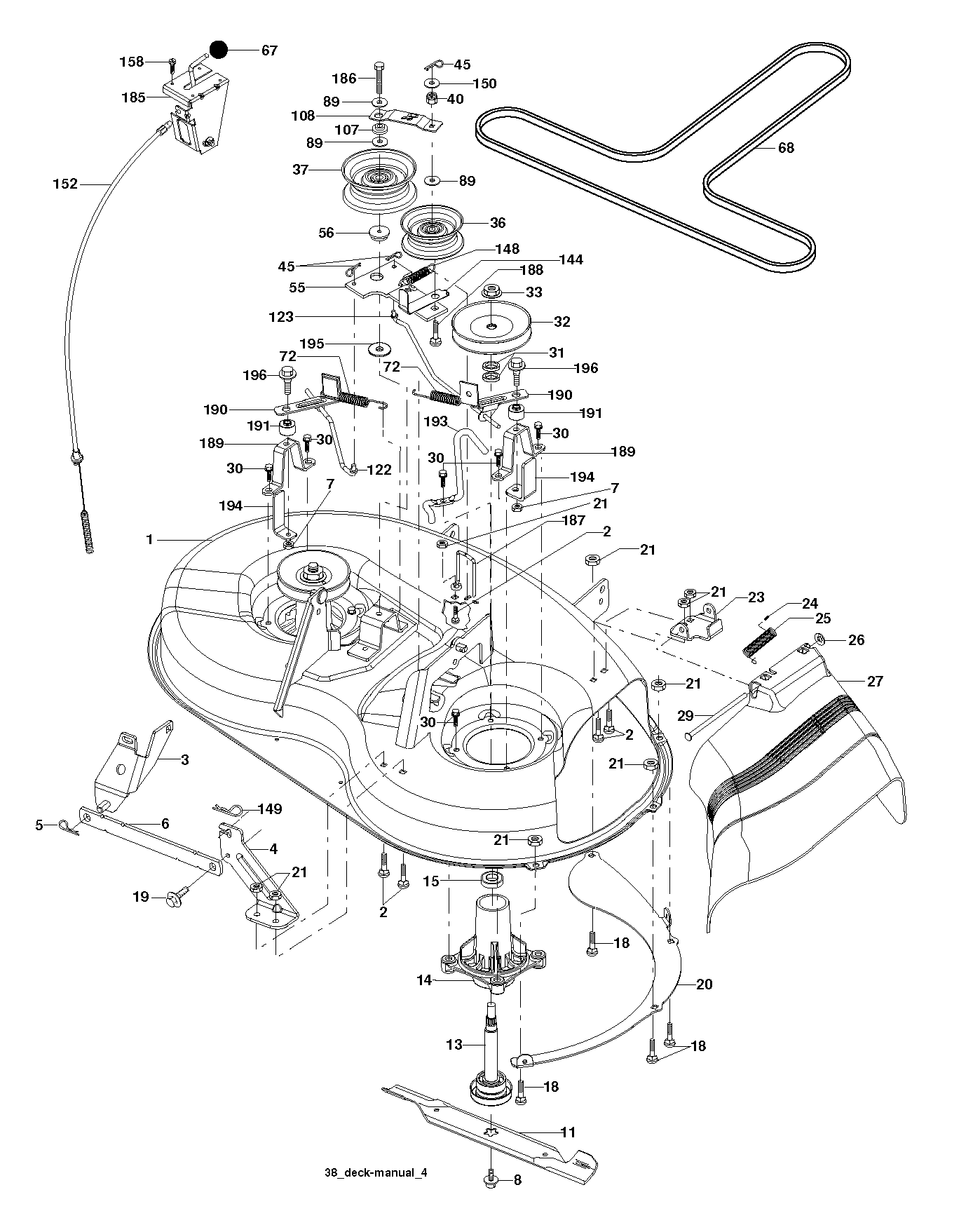 MOWER DECK / CUTTING DECK