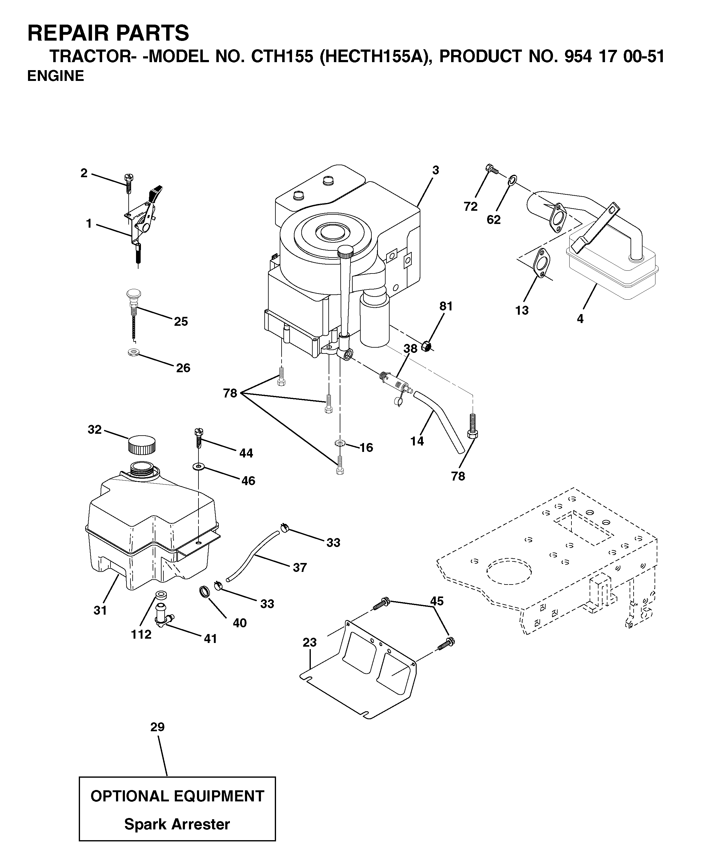 ENGINE & CUTTING EQUIPMENT