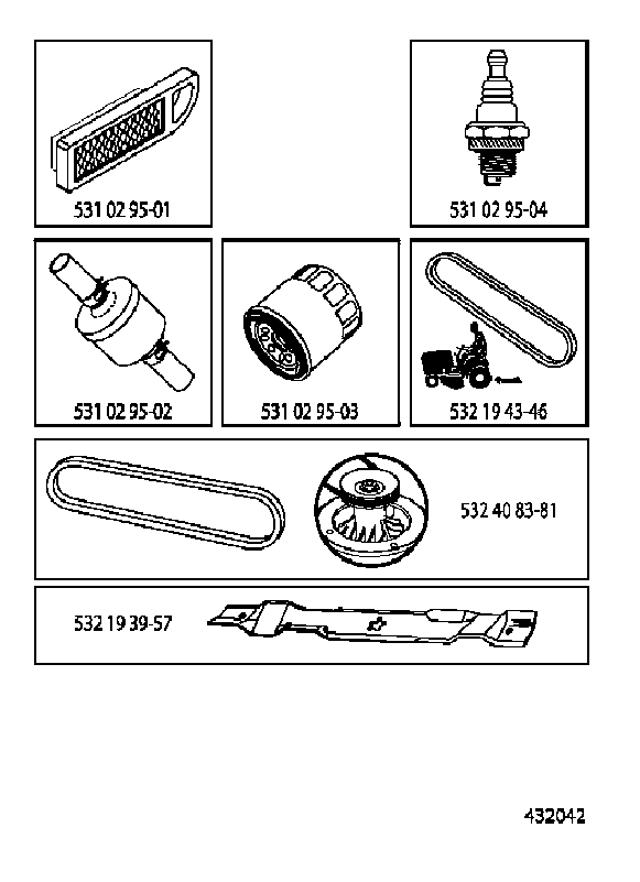 FREQUENTLY USED PARTS