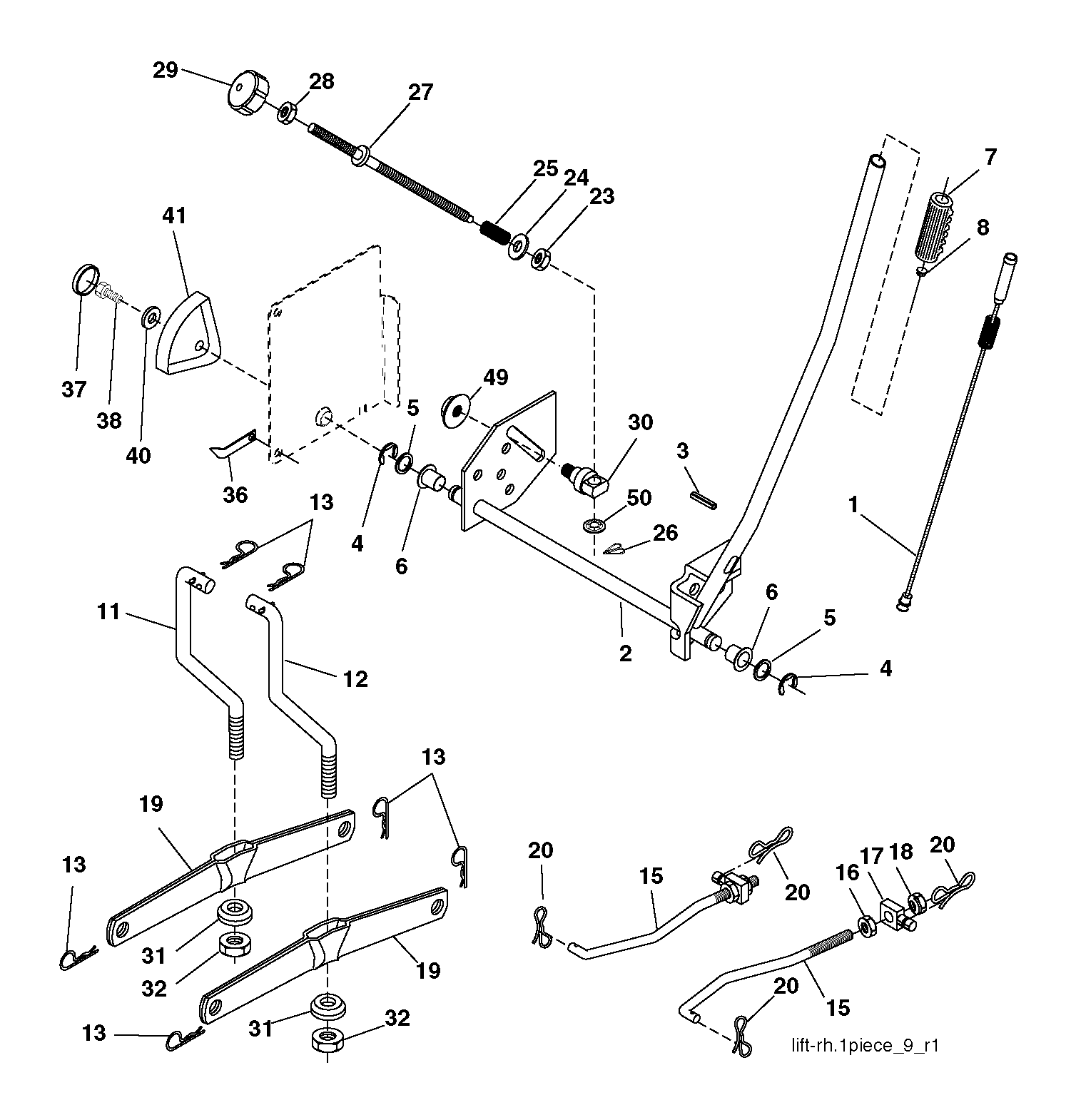MOWER LIFT / DECK LIFT