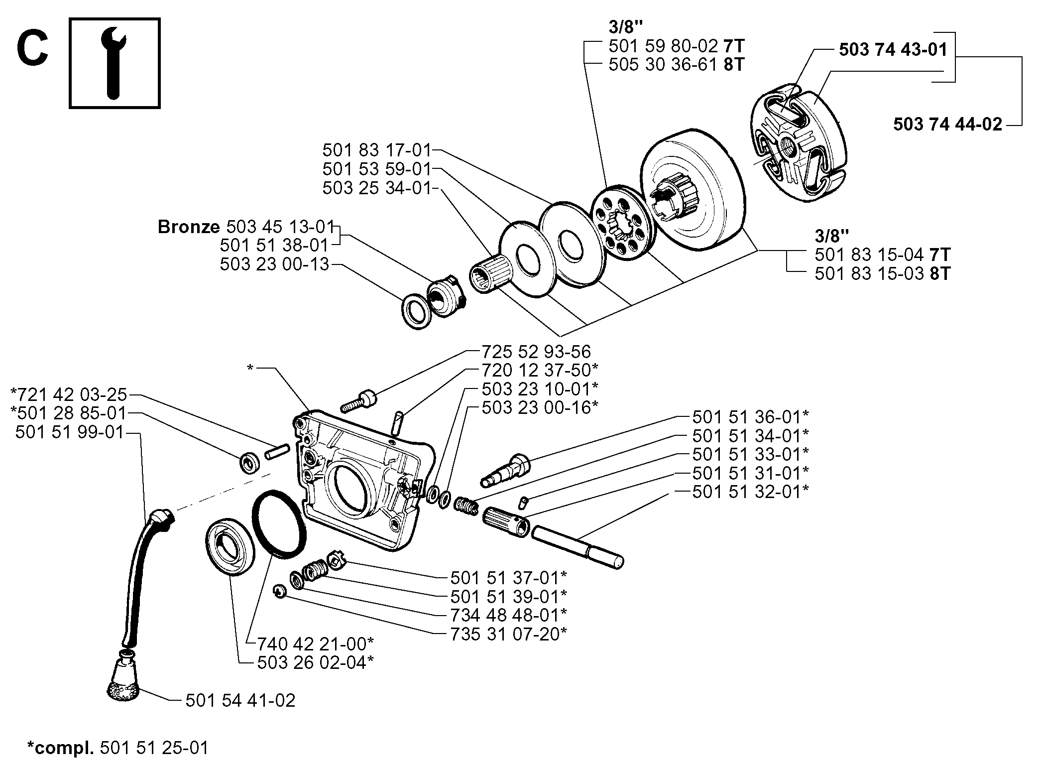CLUTCH & OIL PUMP