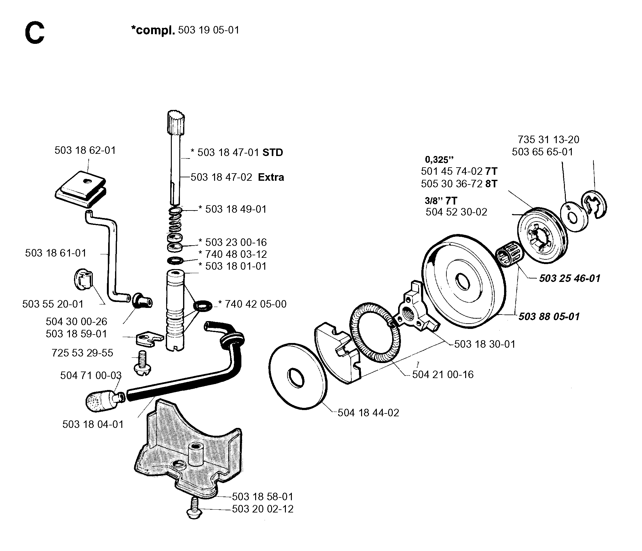 CLUTCH & OIL PUMP