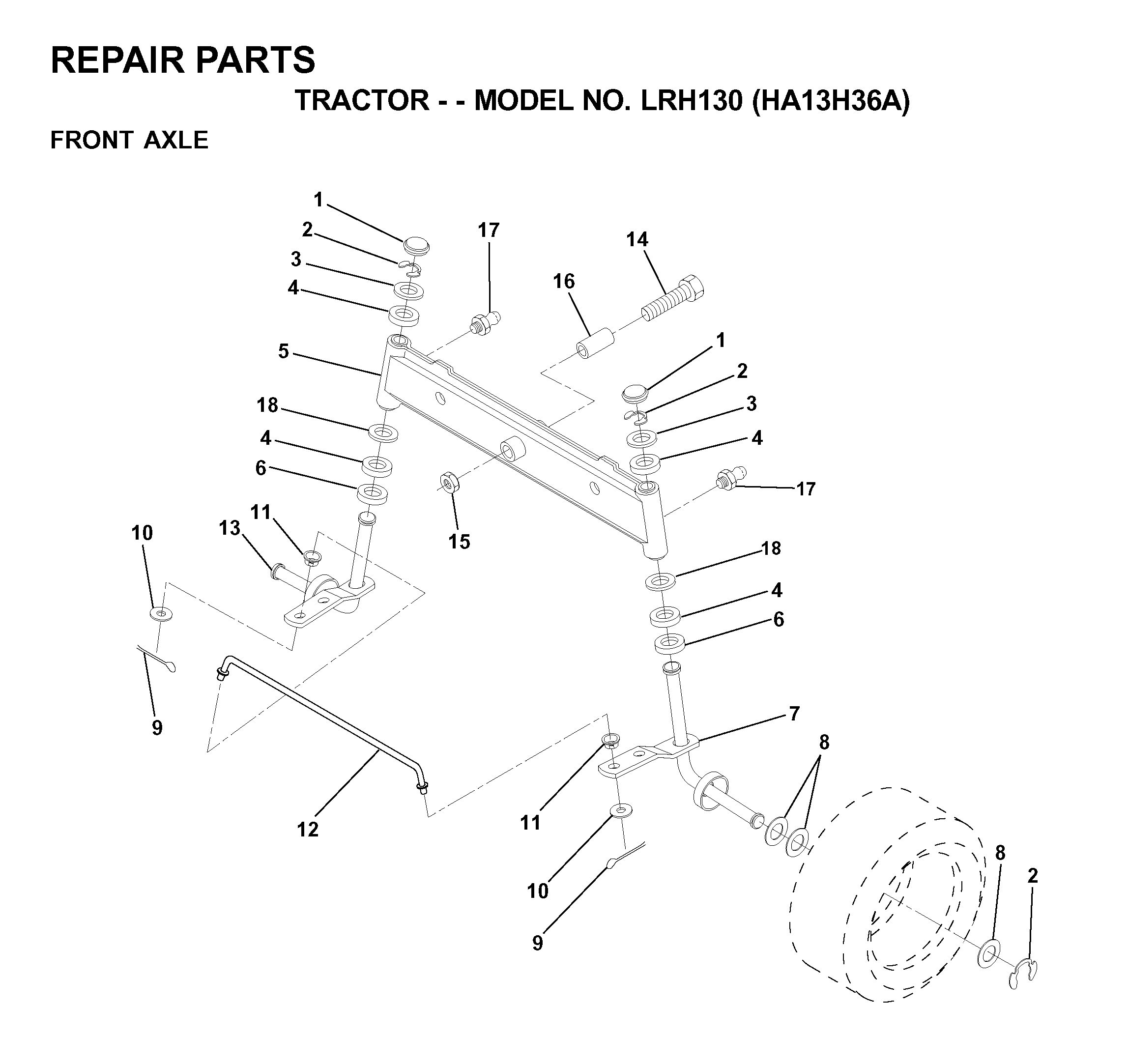 FRONT AXLE 