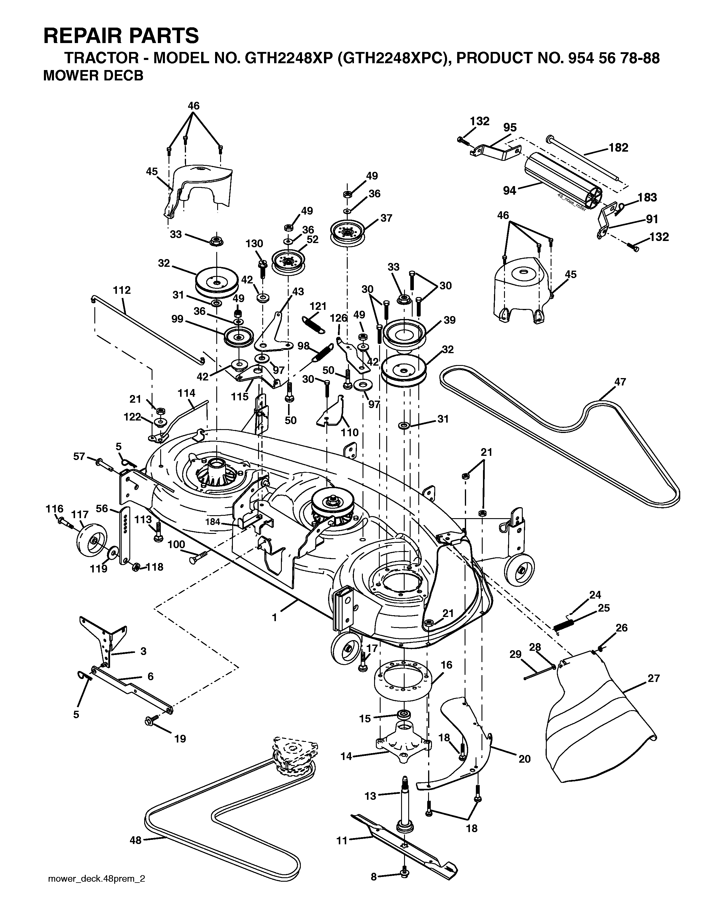 MOWER DECK / CUTTING DECK