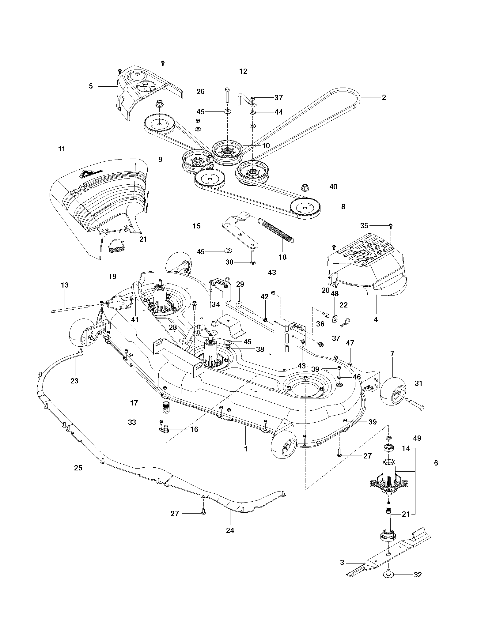 MOWER DECK / CUTTING DECK