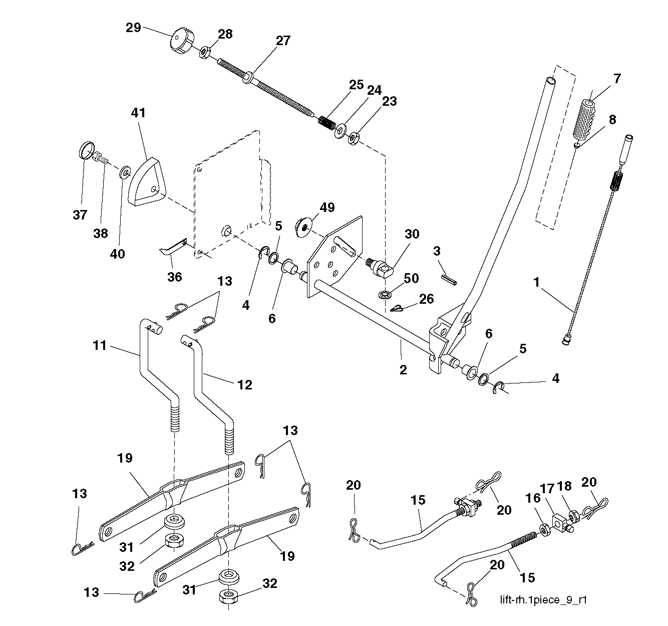 MOWER LIFT / DECK LIFT