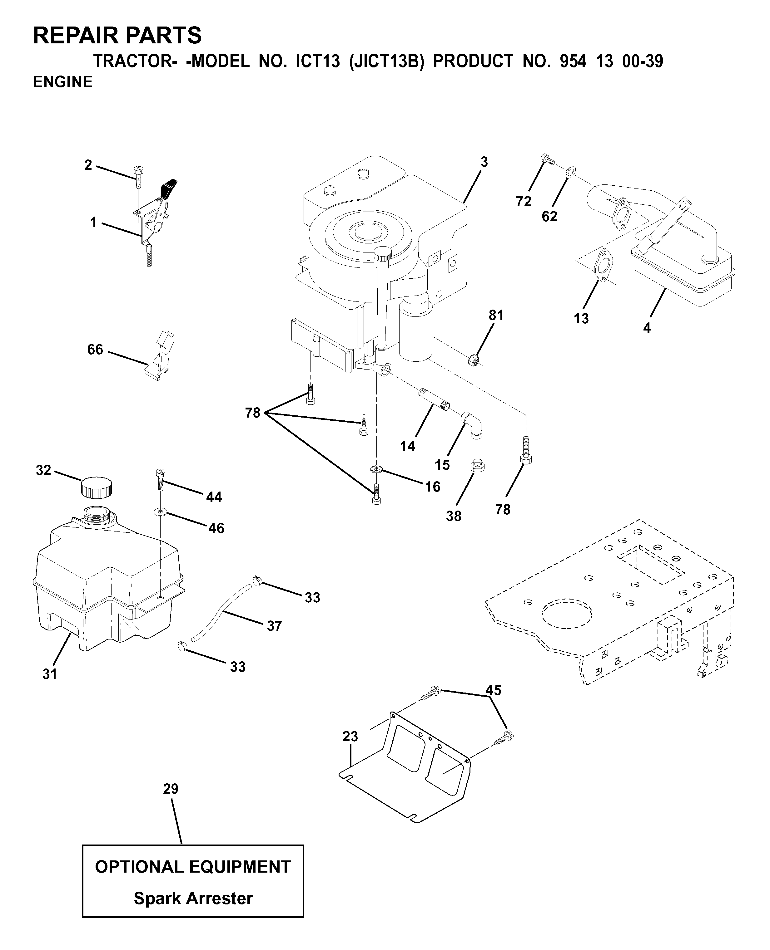 ENGINE & CUTTING EQUIPMENT