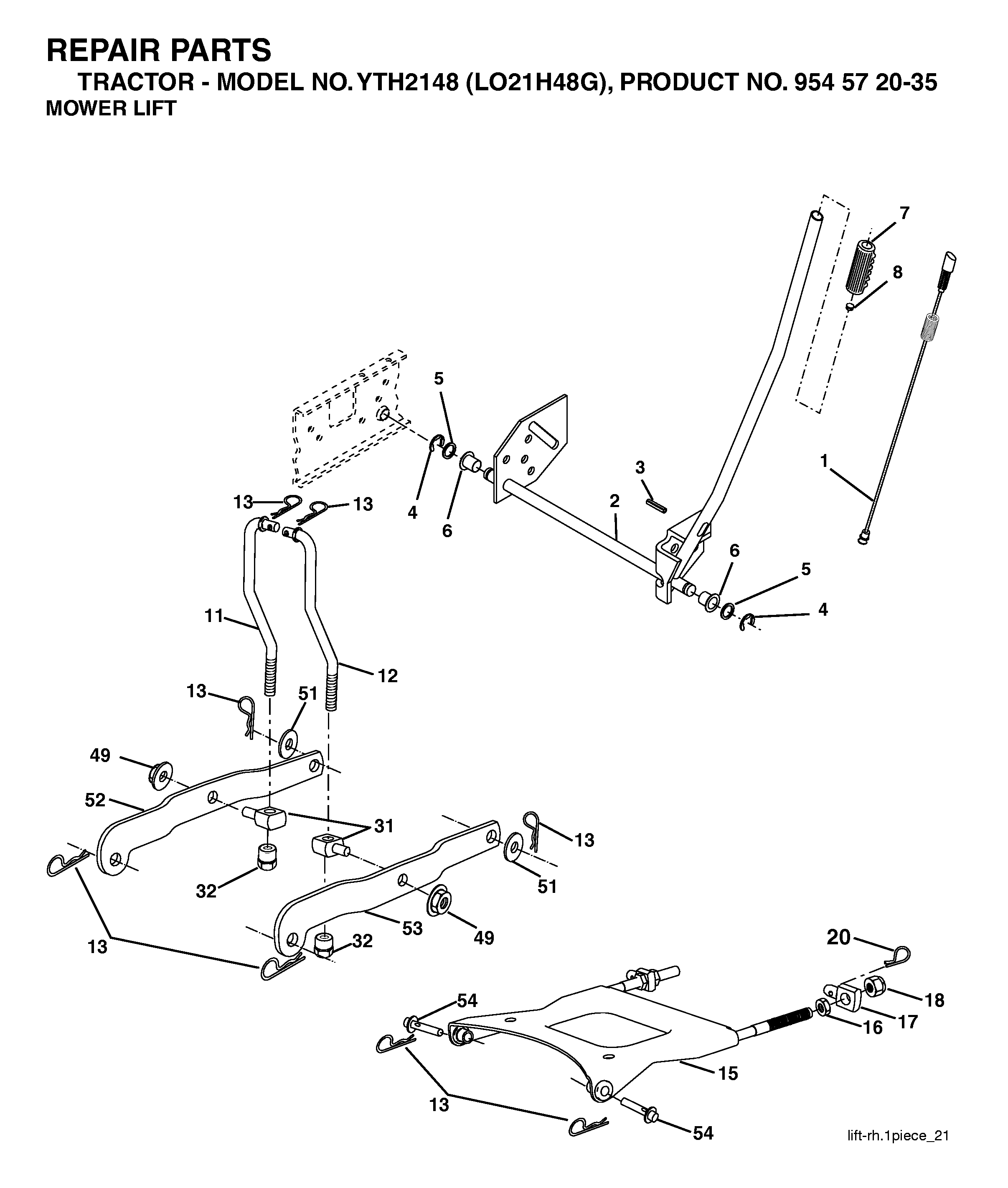 MOWER LIFT / DECK LIFT