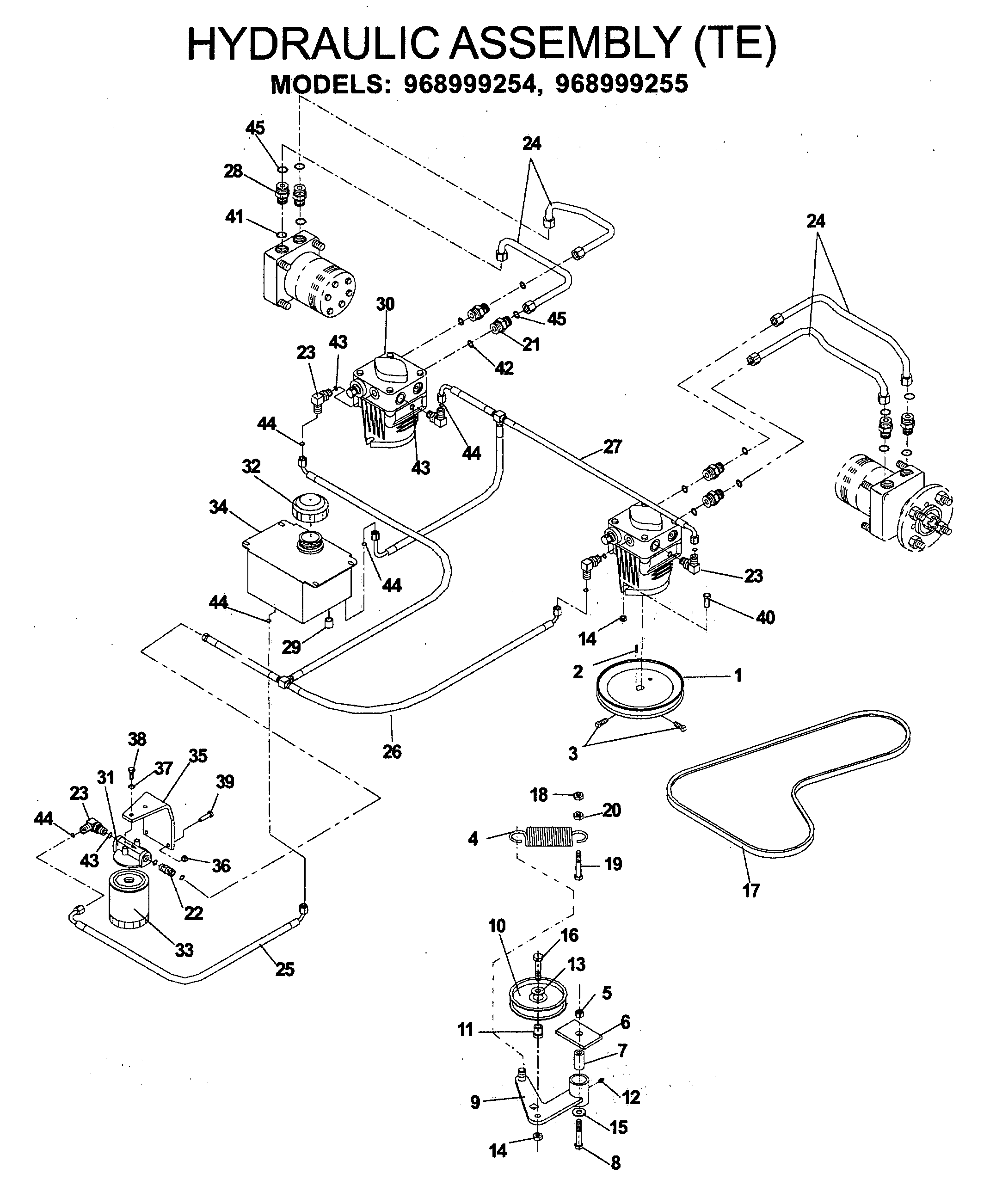 HYDRAULIC PUMP - MOTOR