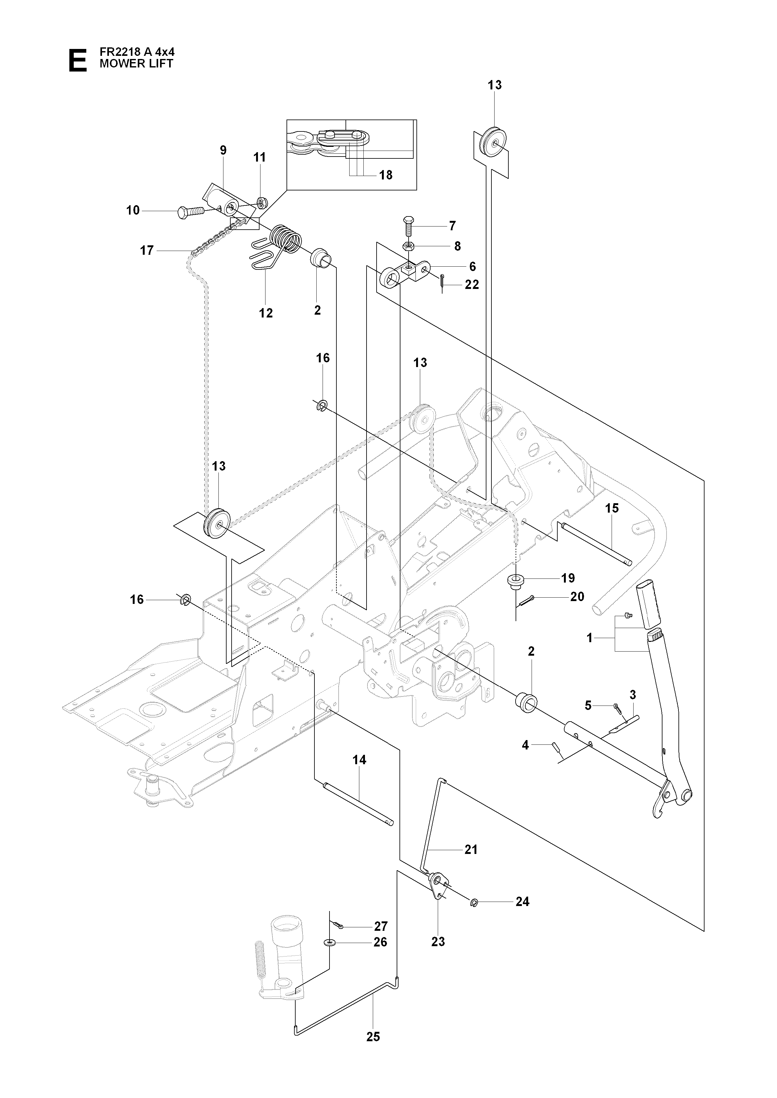 MOWER LIFT / DECK LIFT