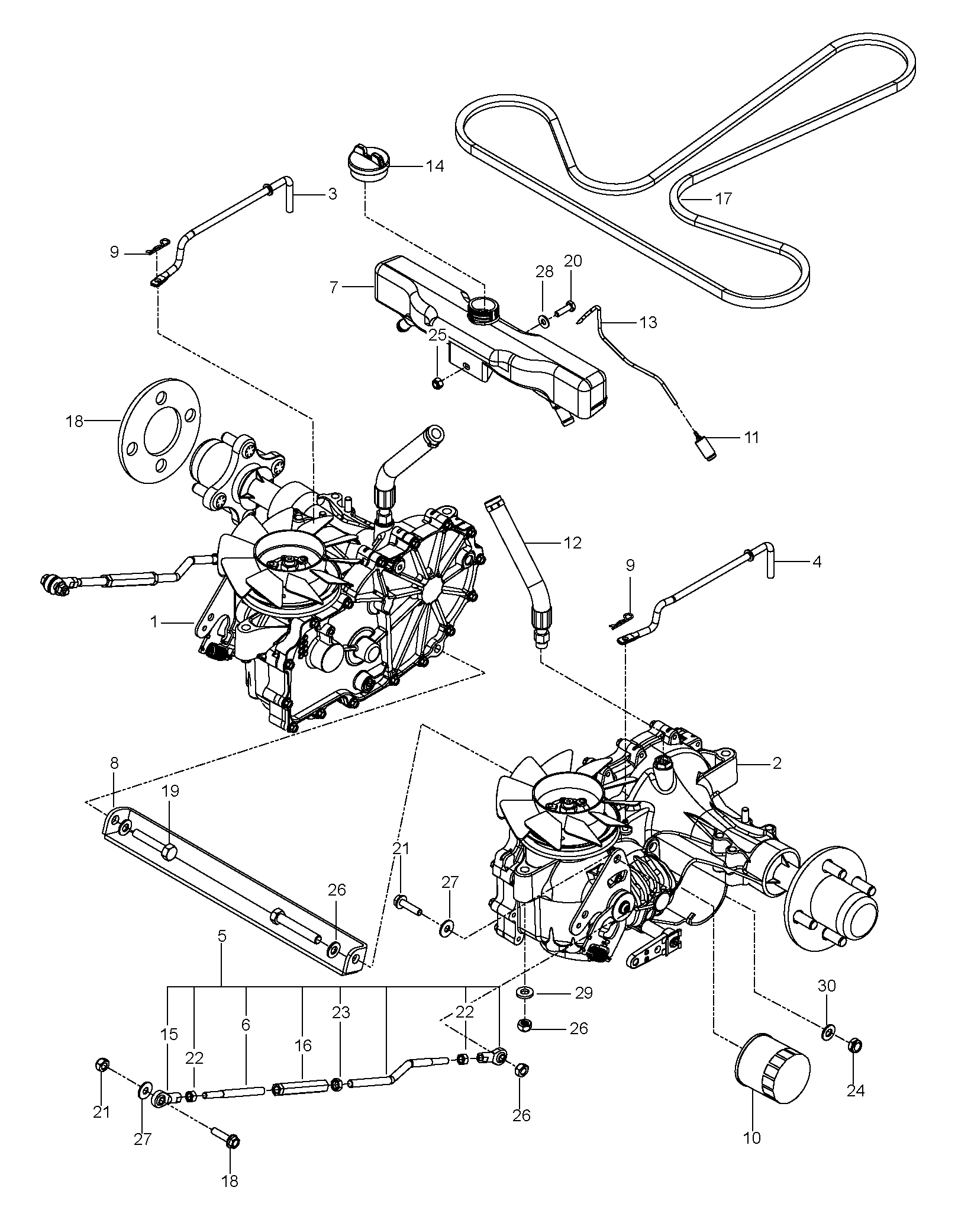 HYDRAULIC PUMP - MOTOR