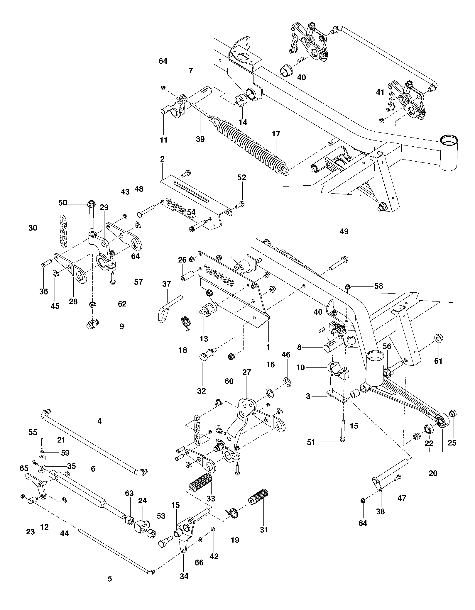 MOWER LIFT / DECK LIFT