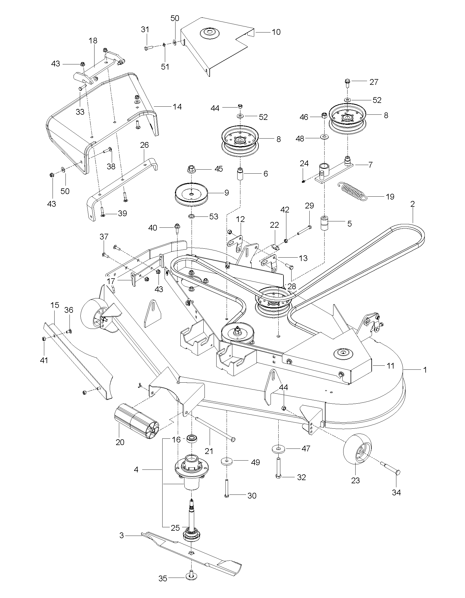 MOWER DECK / CUTTING DECK