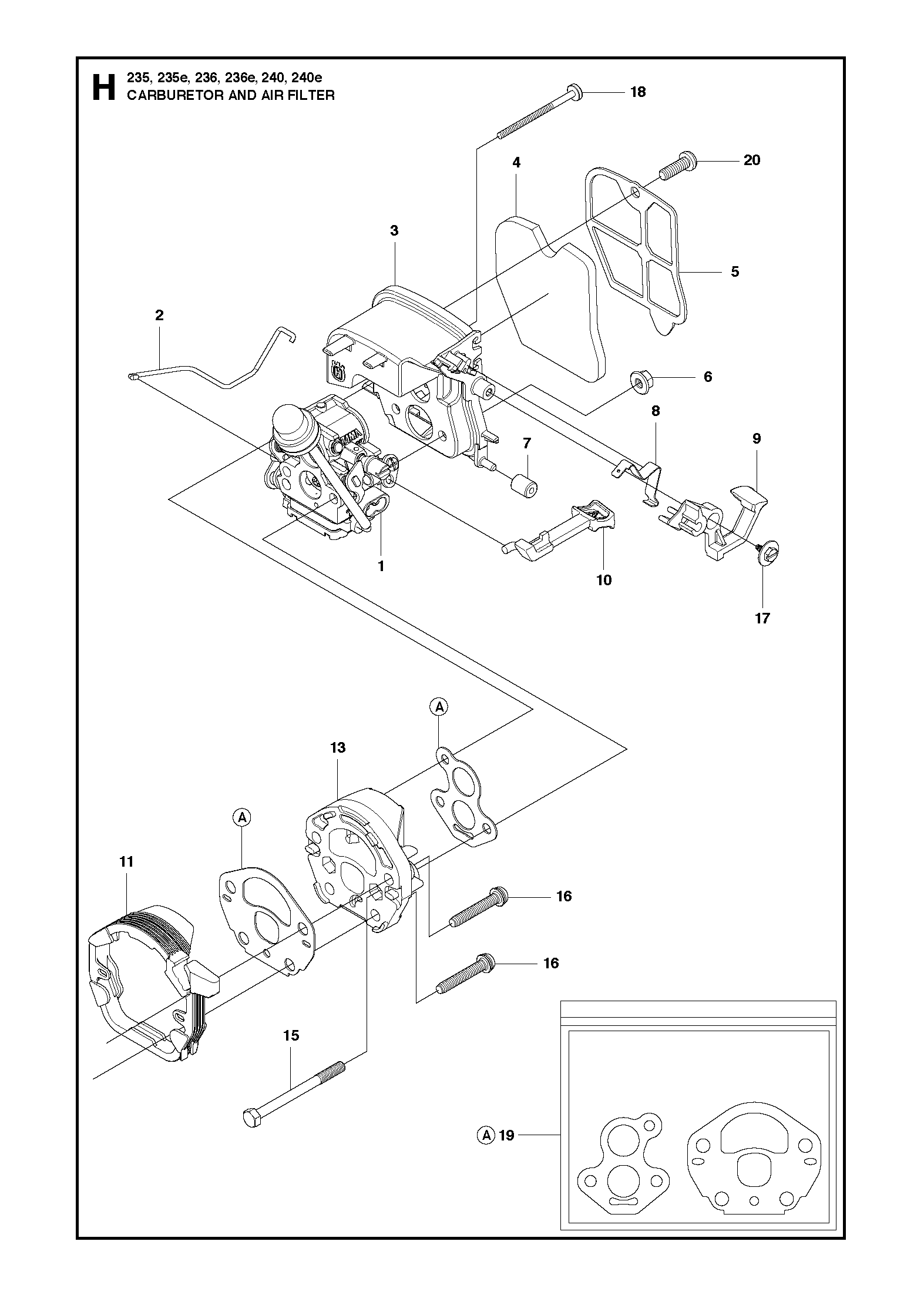 CARBURETOR & AIR FILTER