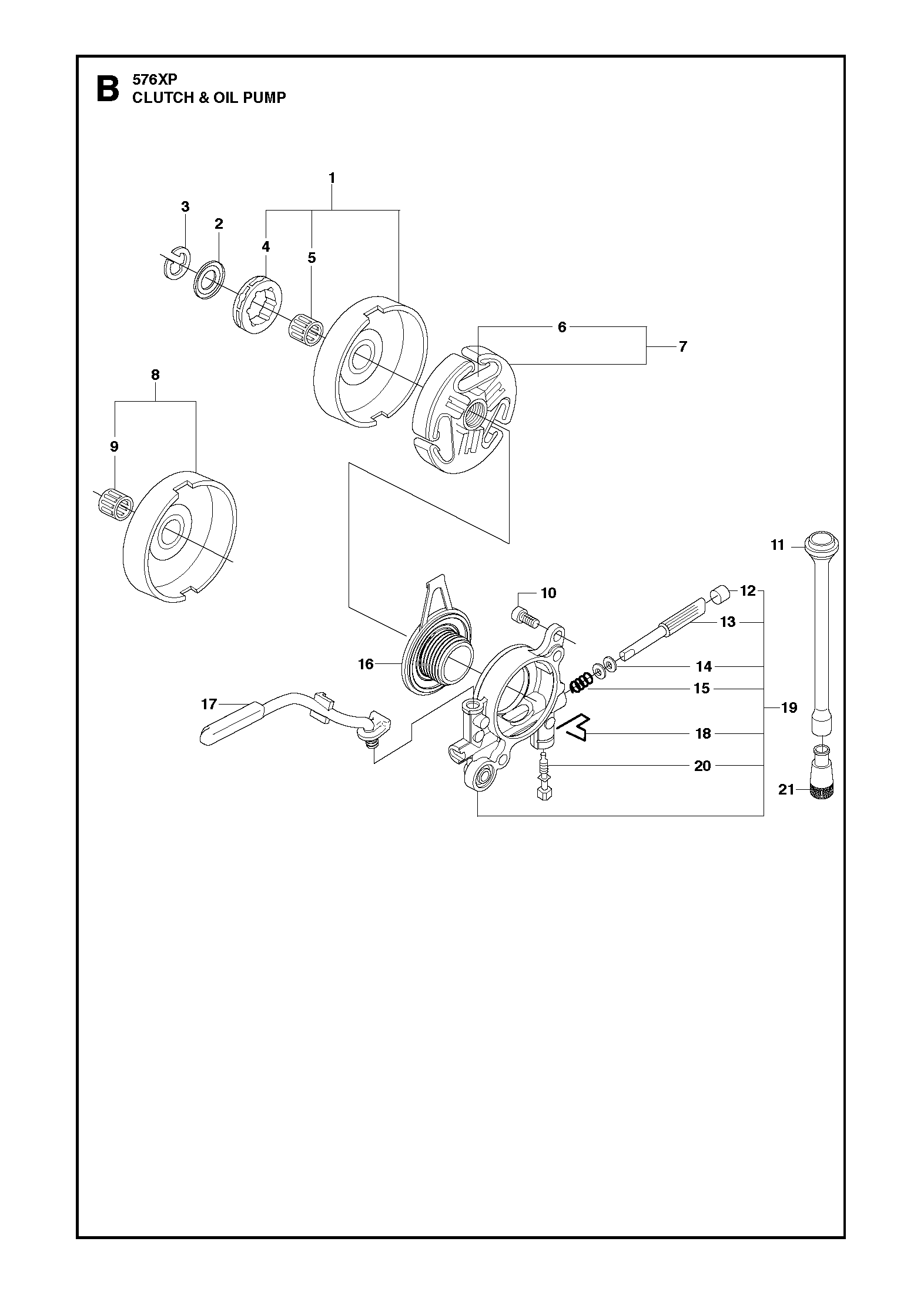 CLUTCH & OIL PUMP