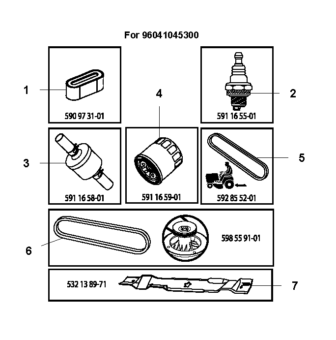 FREQUENTLY USED PARTS