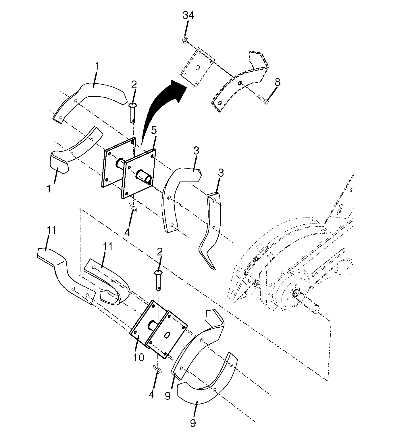 TINE ASSEMBLY