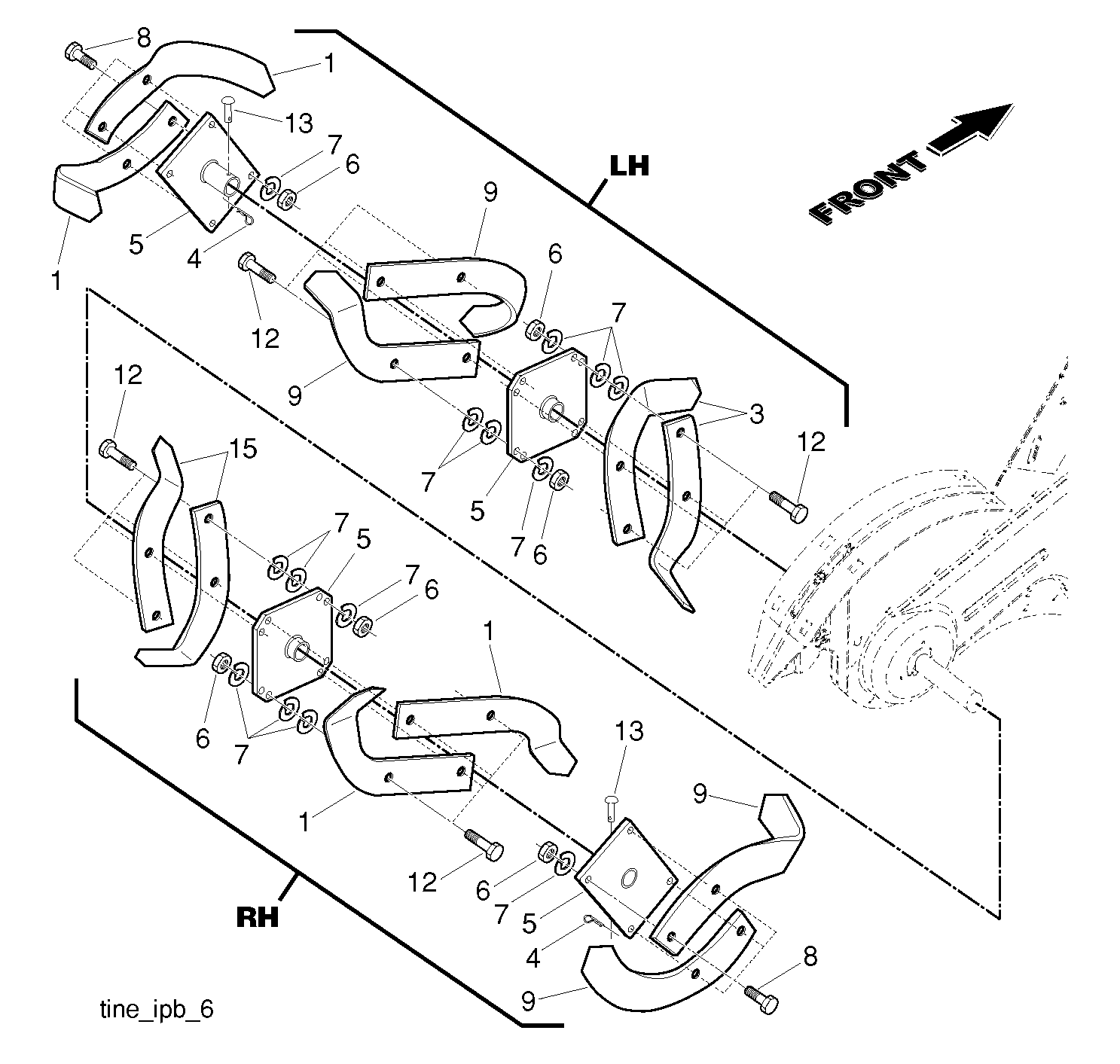 TINE ASSEMBLY