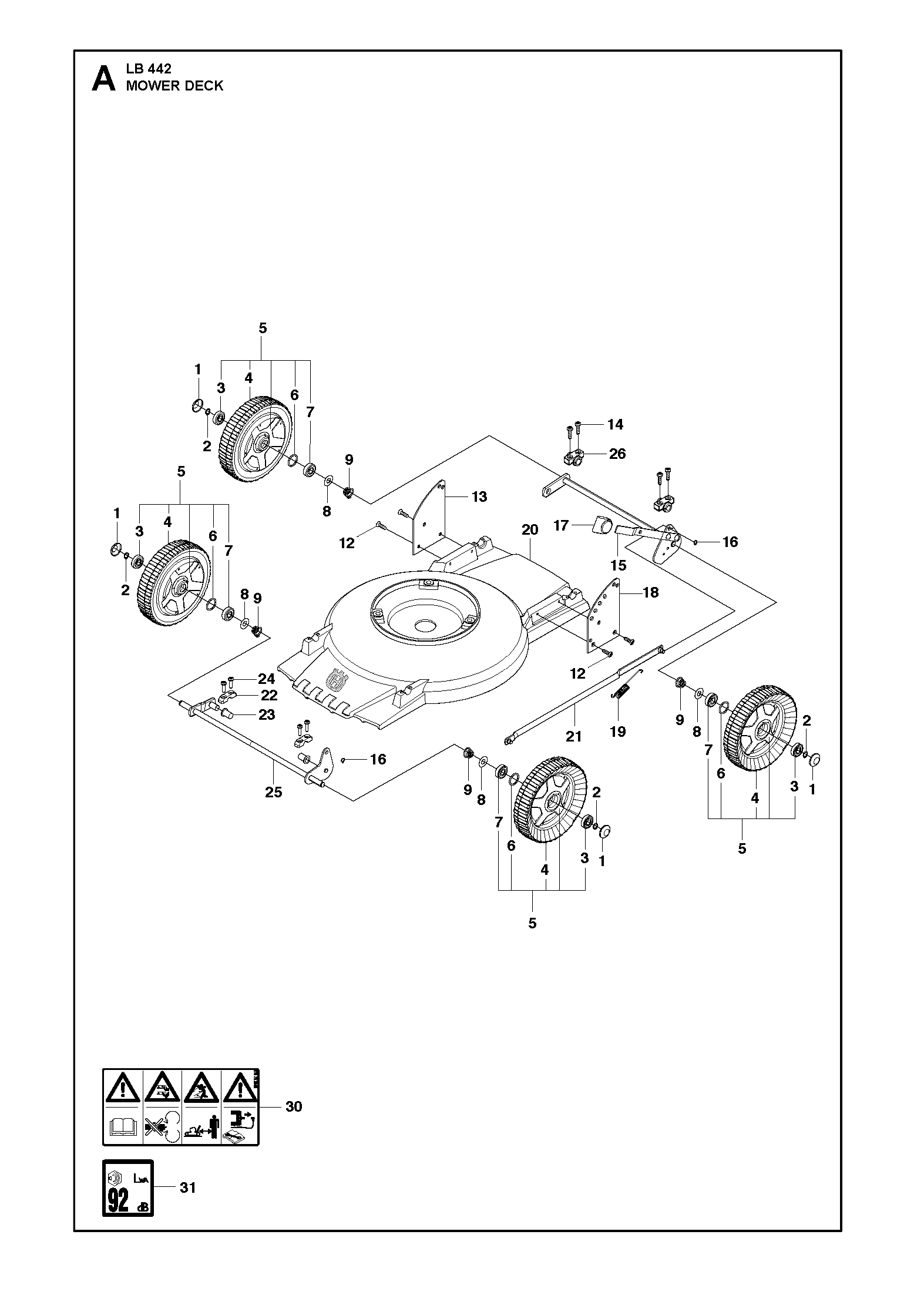 MOWER DECK / CUTTING DECK