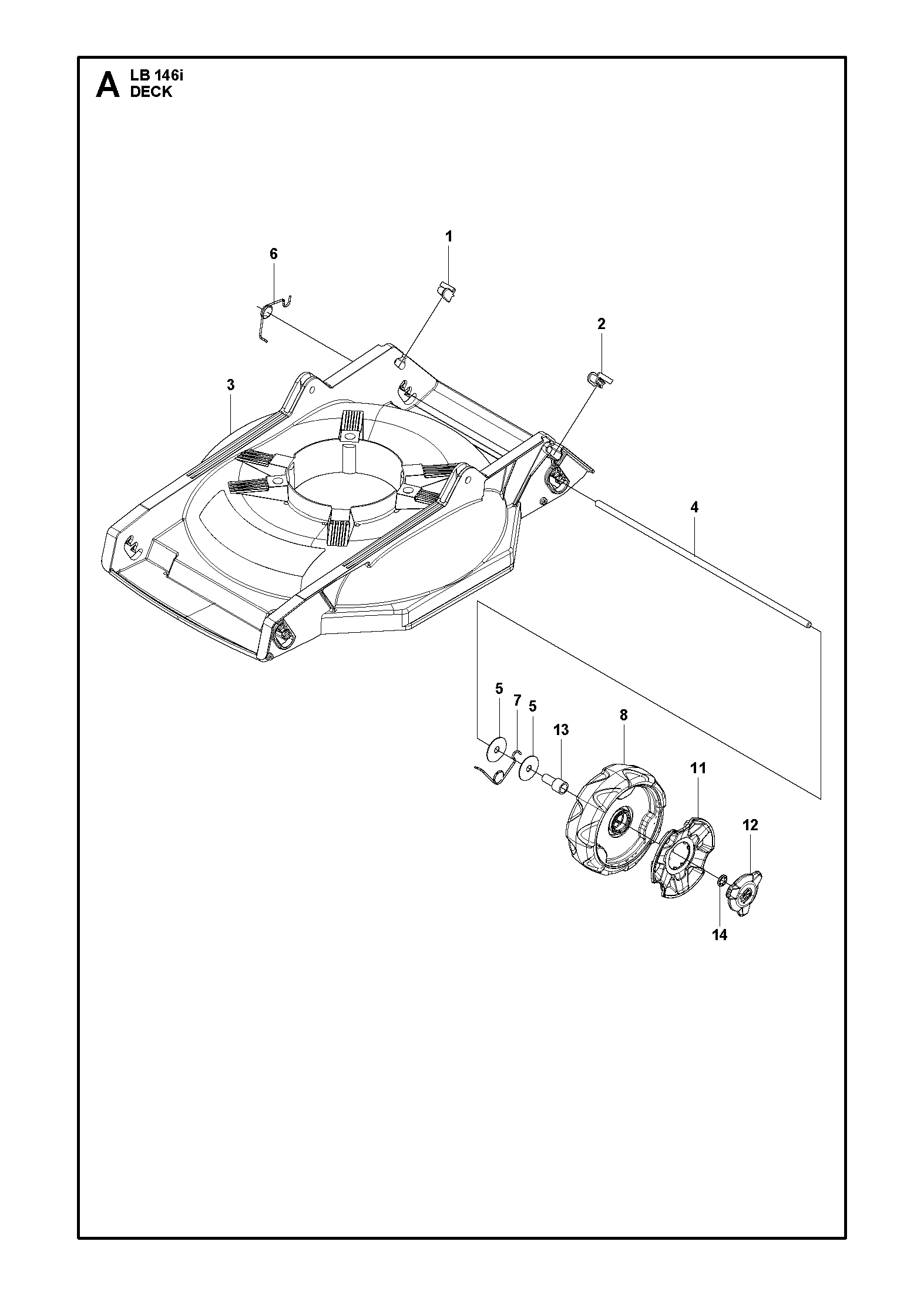 MOWER DECK / CUTTING DECK