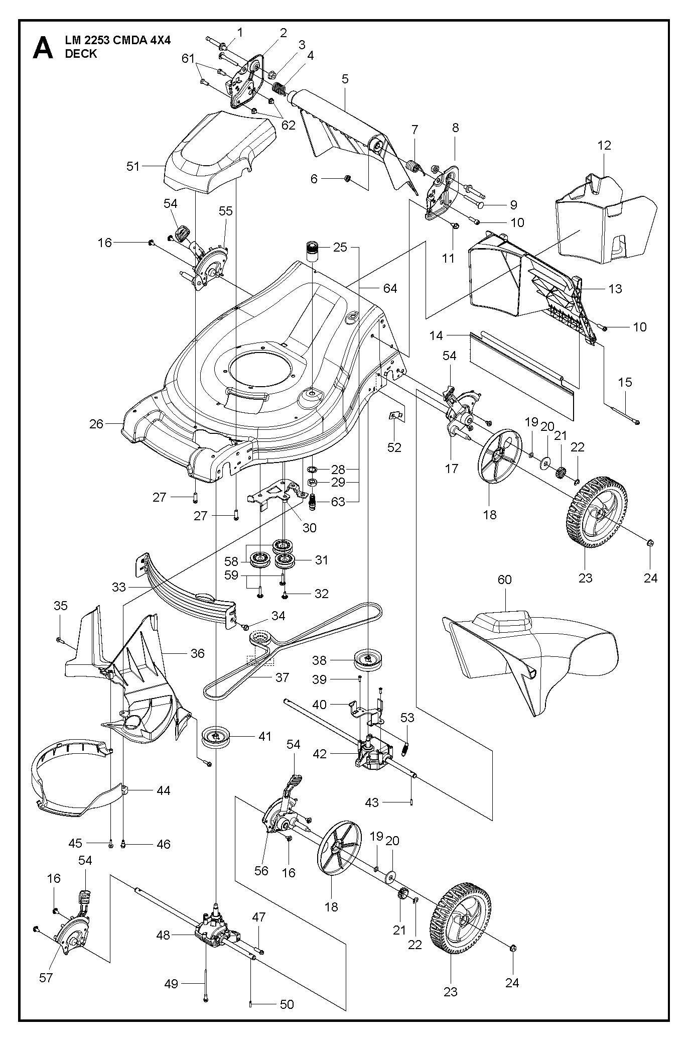MOWER DECK / CUTTING DECK
