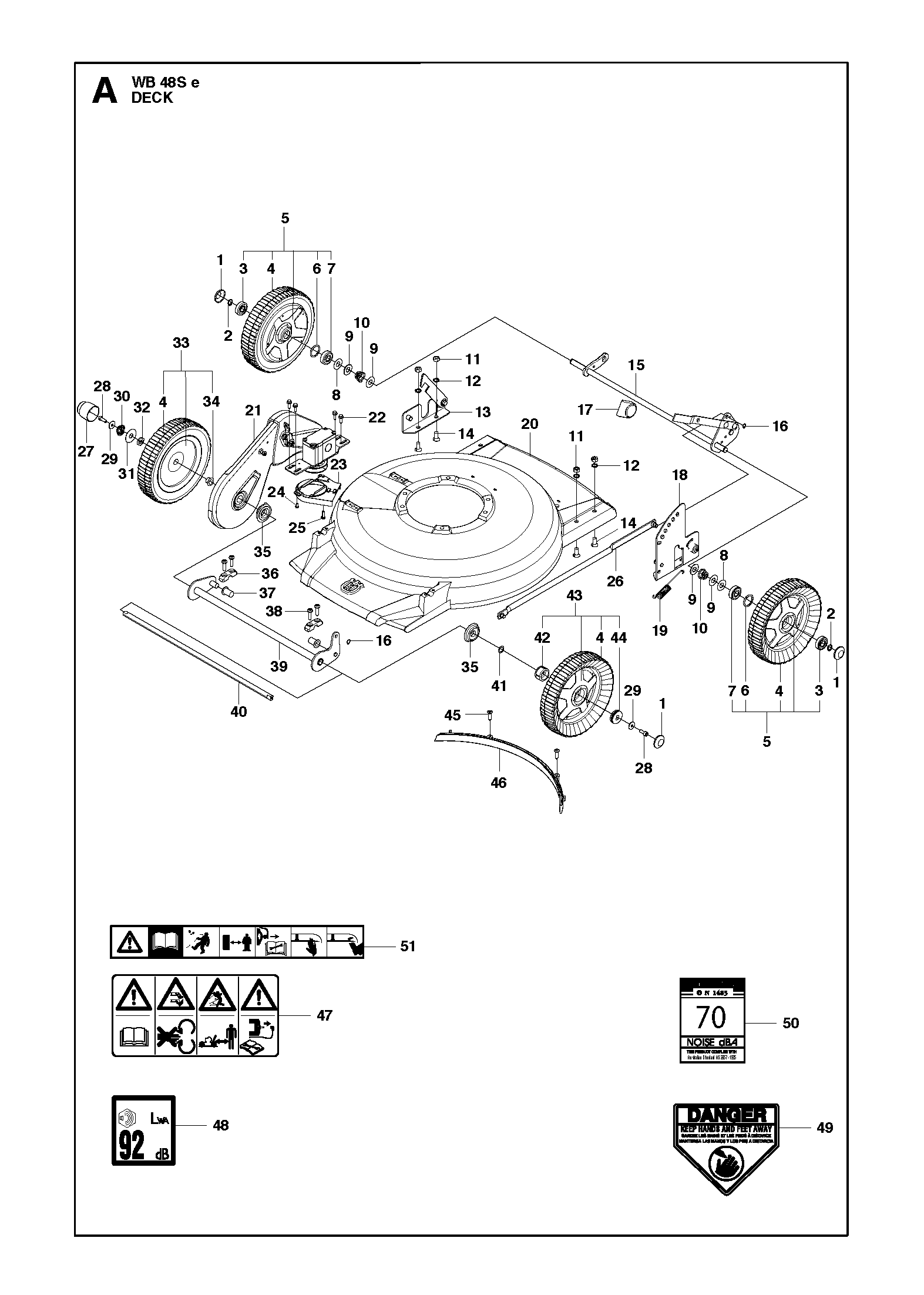 MOWER DECK / CUTTING DECK