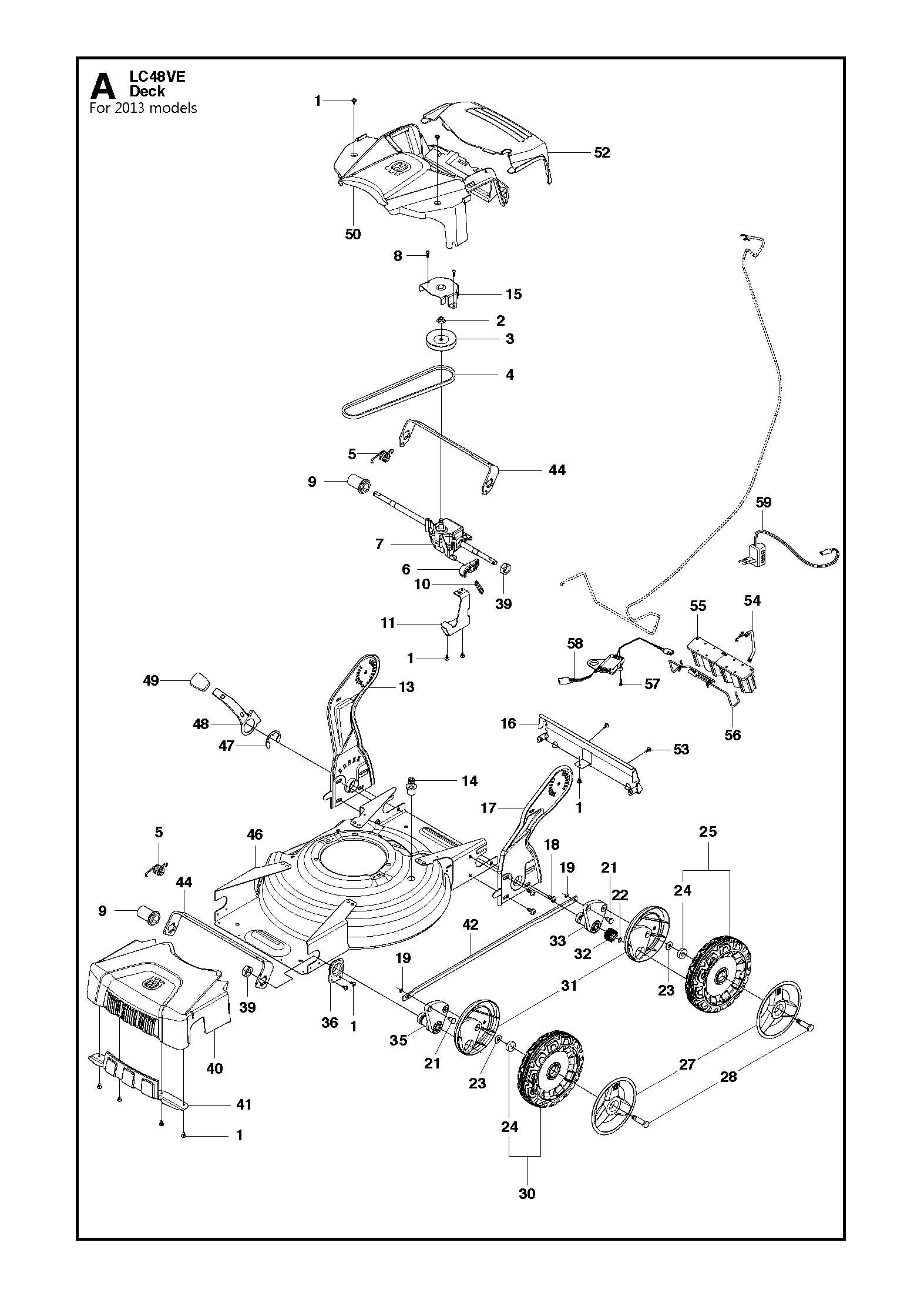MOWER DECK / CUTTING DECK