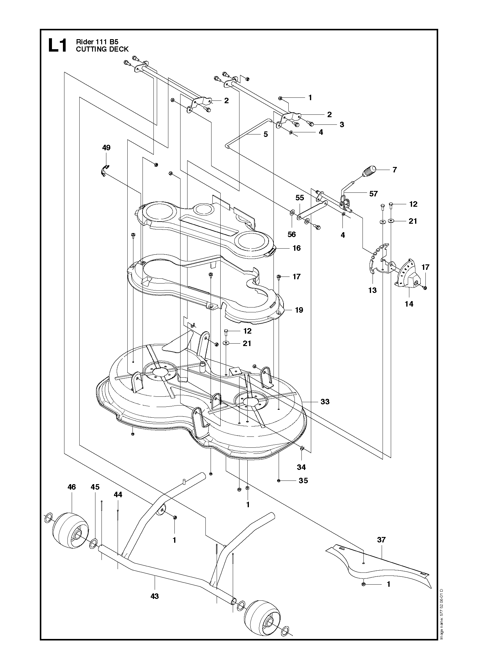MOWER DECK / CUTTING DECK