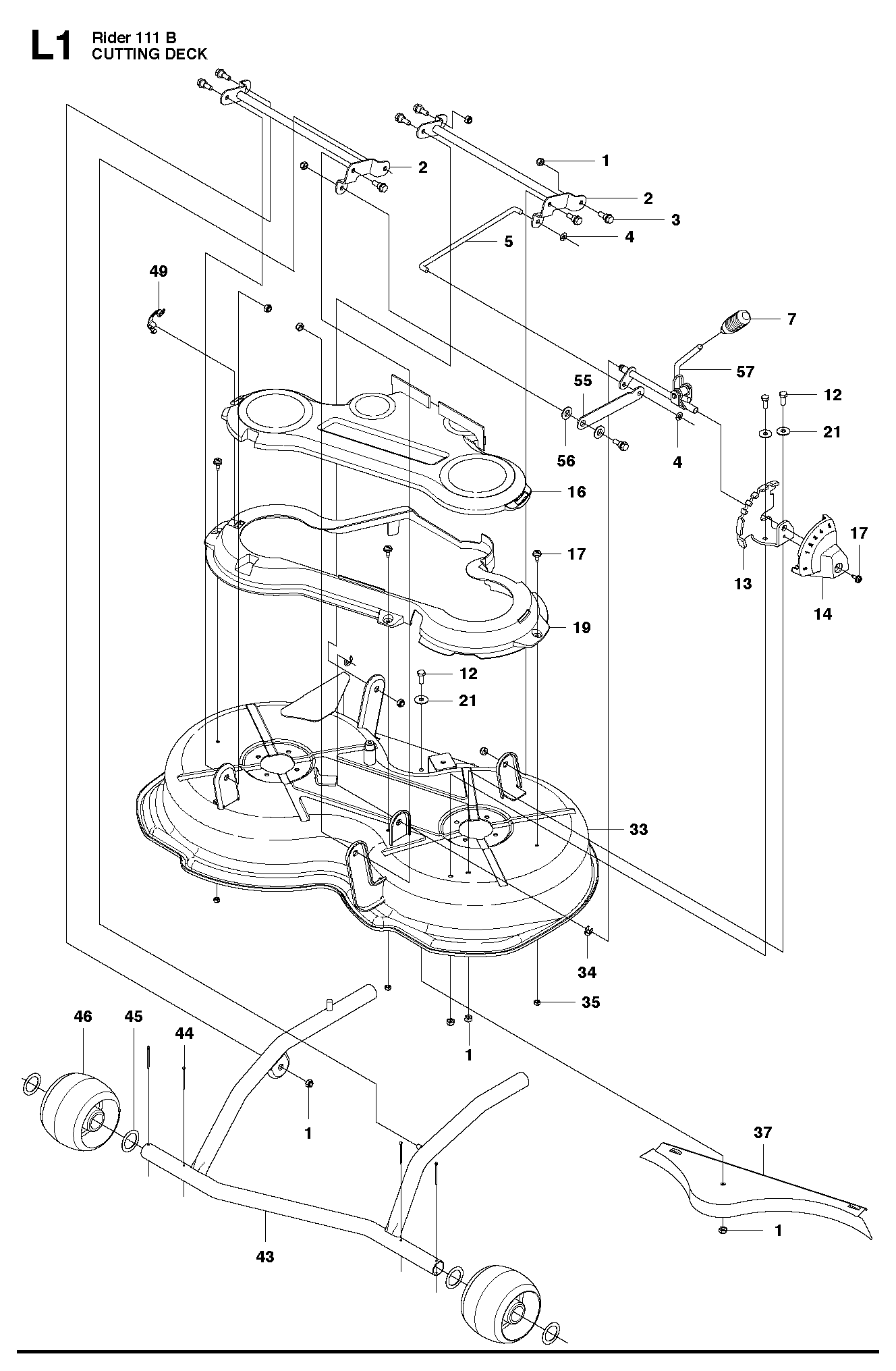 MOWER DECK / CUTTING DECK