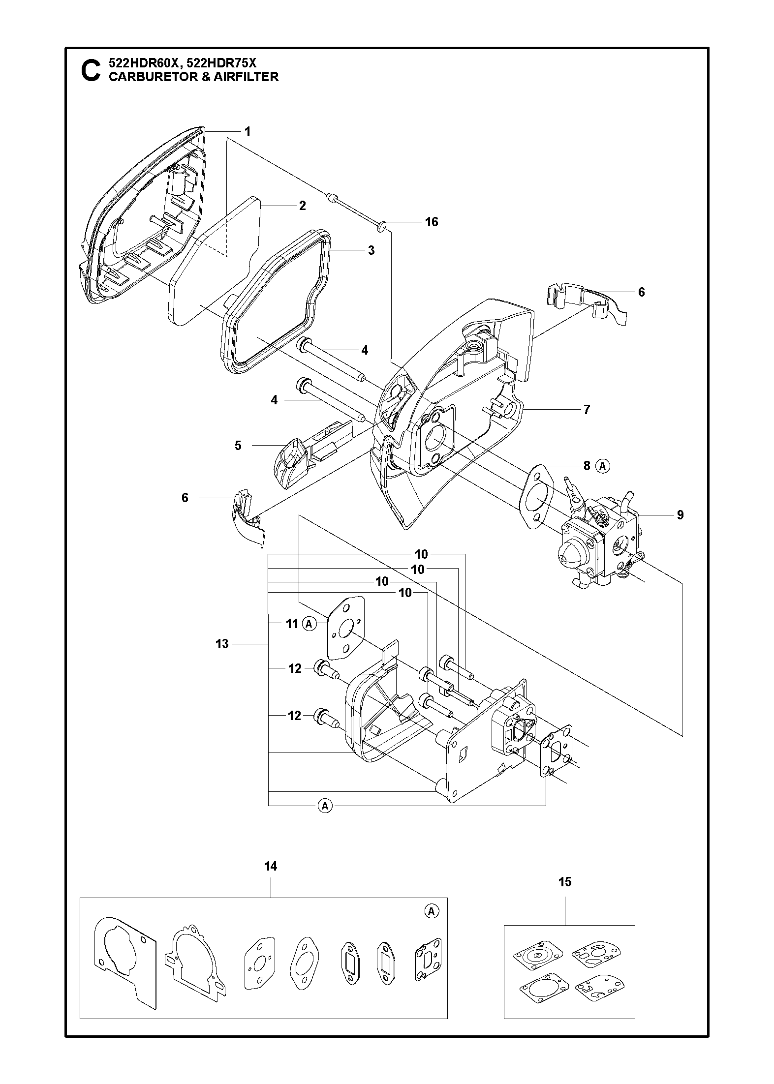 CARBURETOR & AIR FILTER