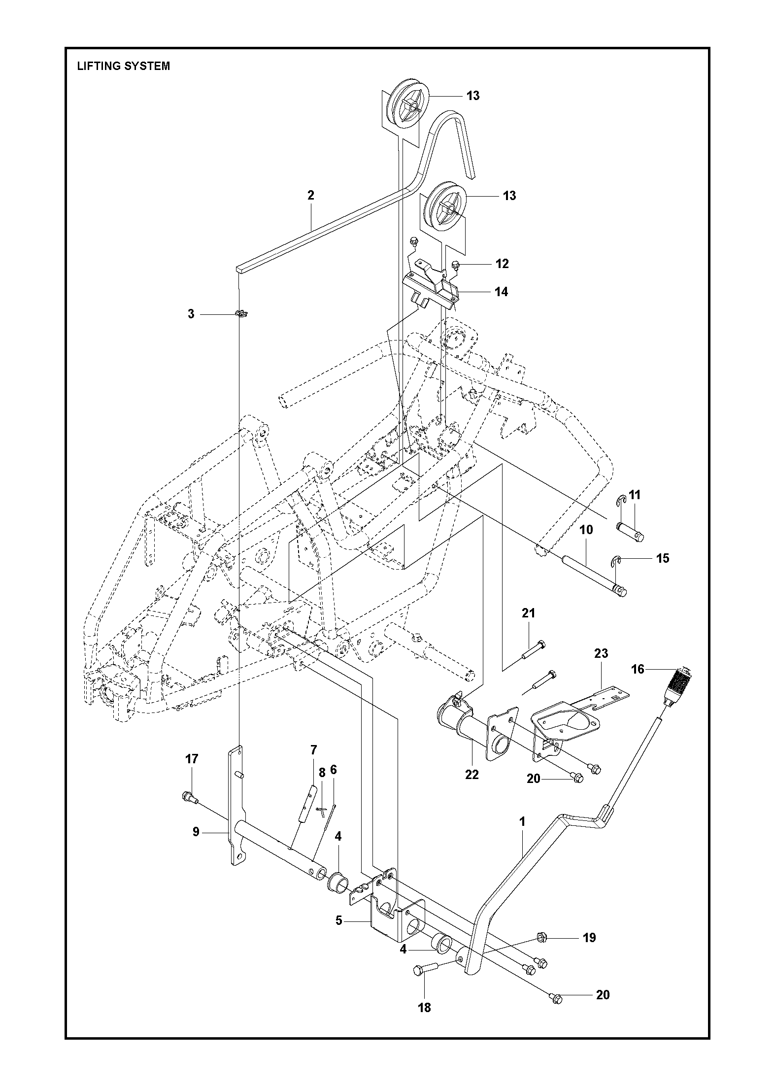 MOWER LIFT / DECK LIFT
