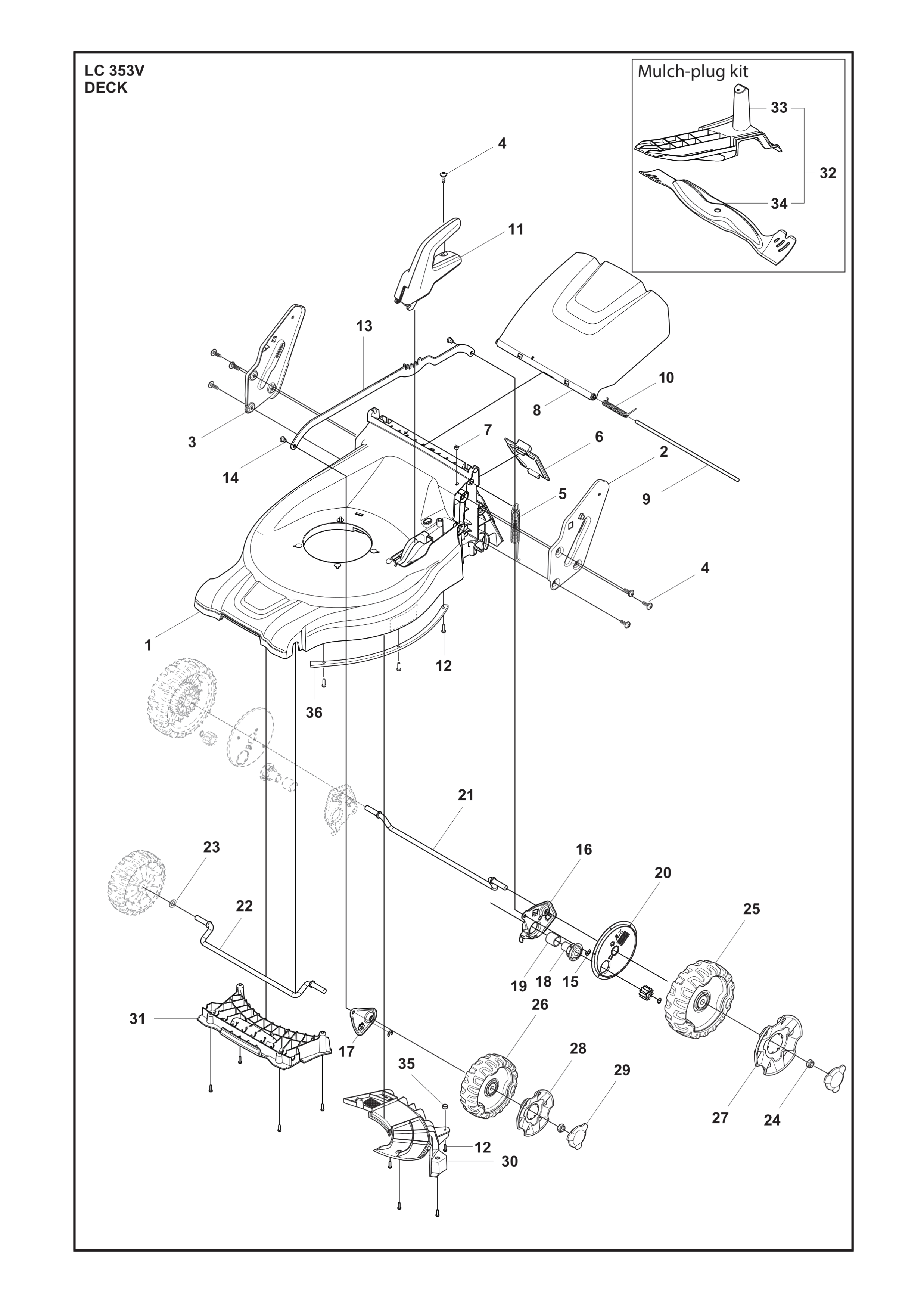 MOWER DECK / CUTTING DECK