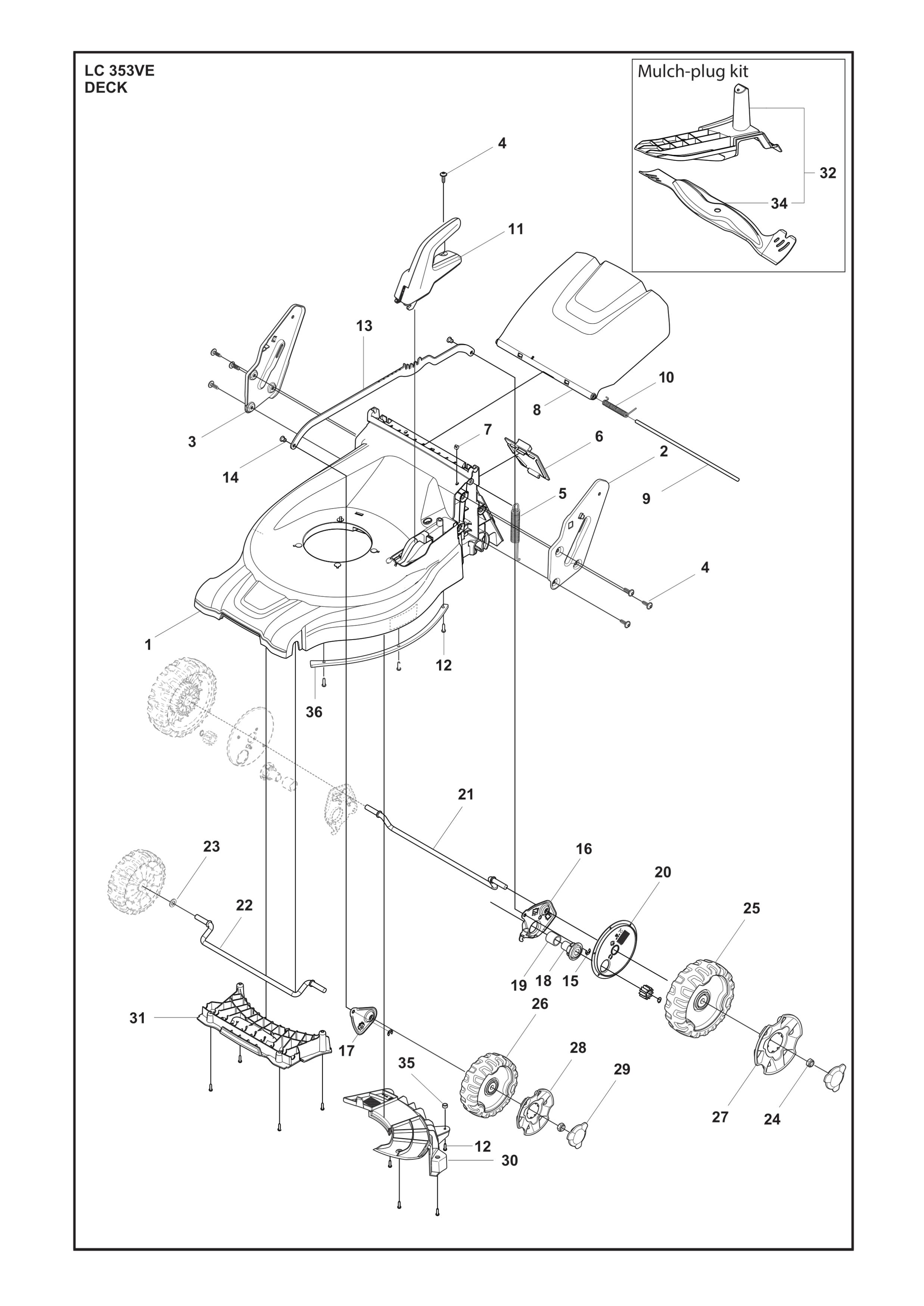 MOWER DECK / CUTTING DECK