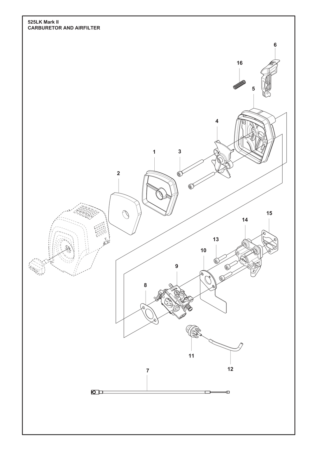 CARBURETOR AND AIR FILTER