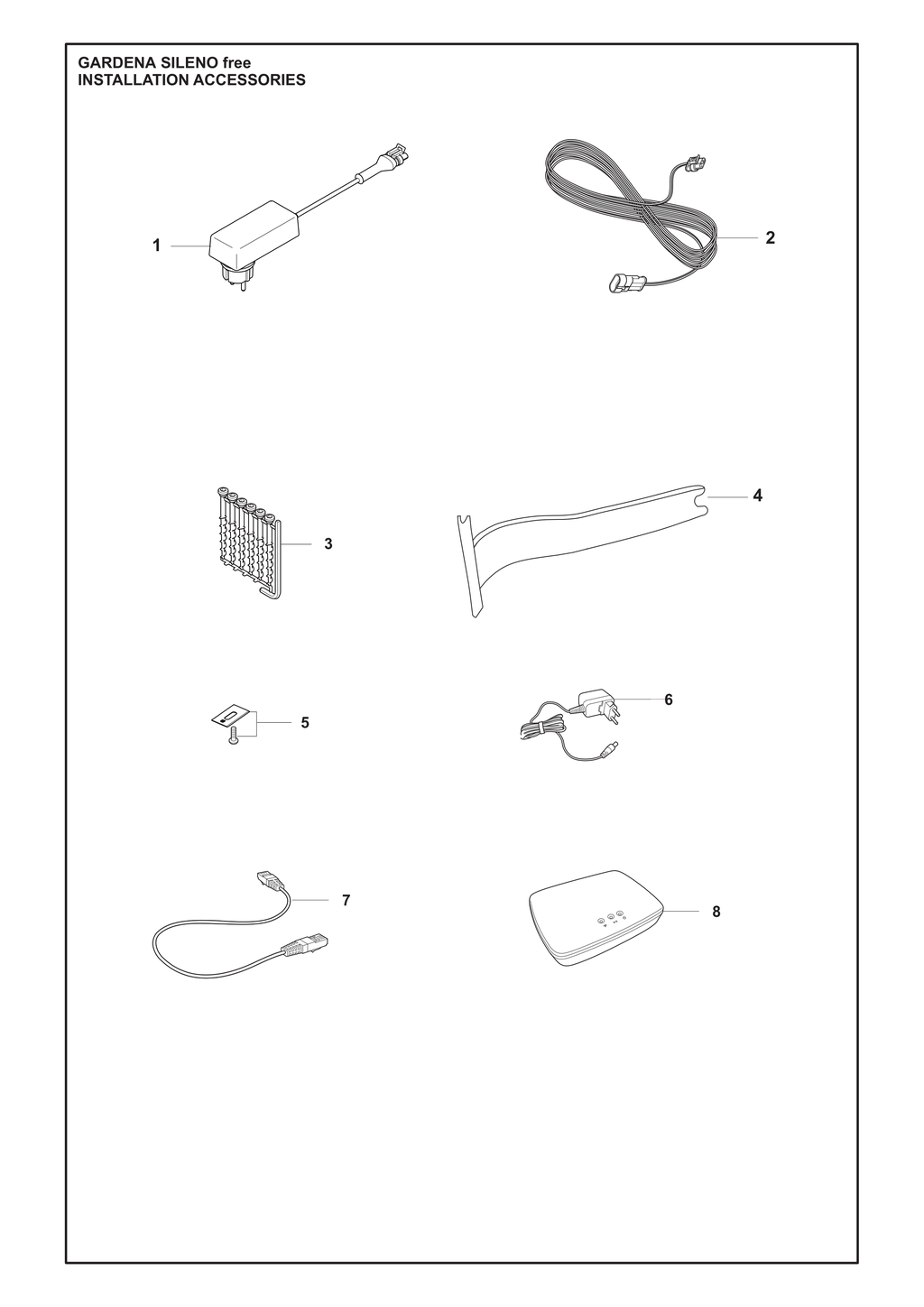 INSTALLATION ACCESSORIES