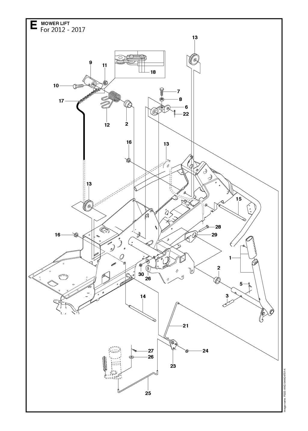 MOWER LIFT / DECK LIFT