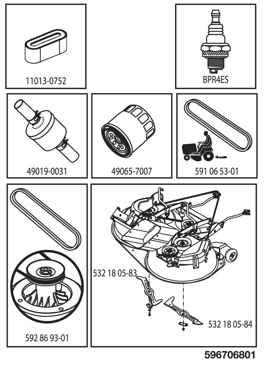 FREQUENTLY USED PARTS