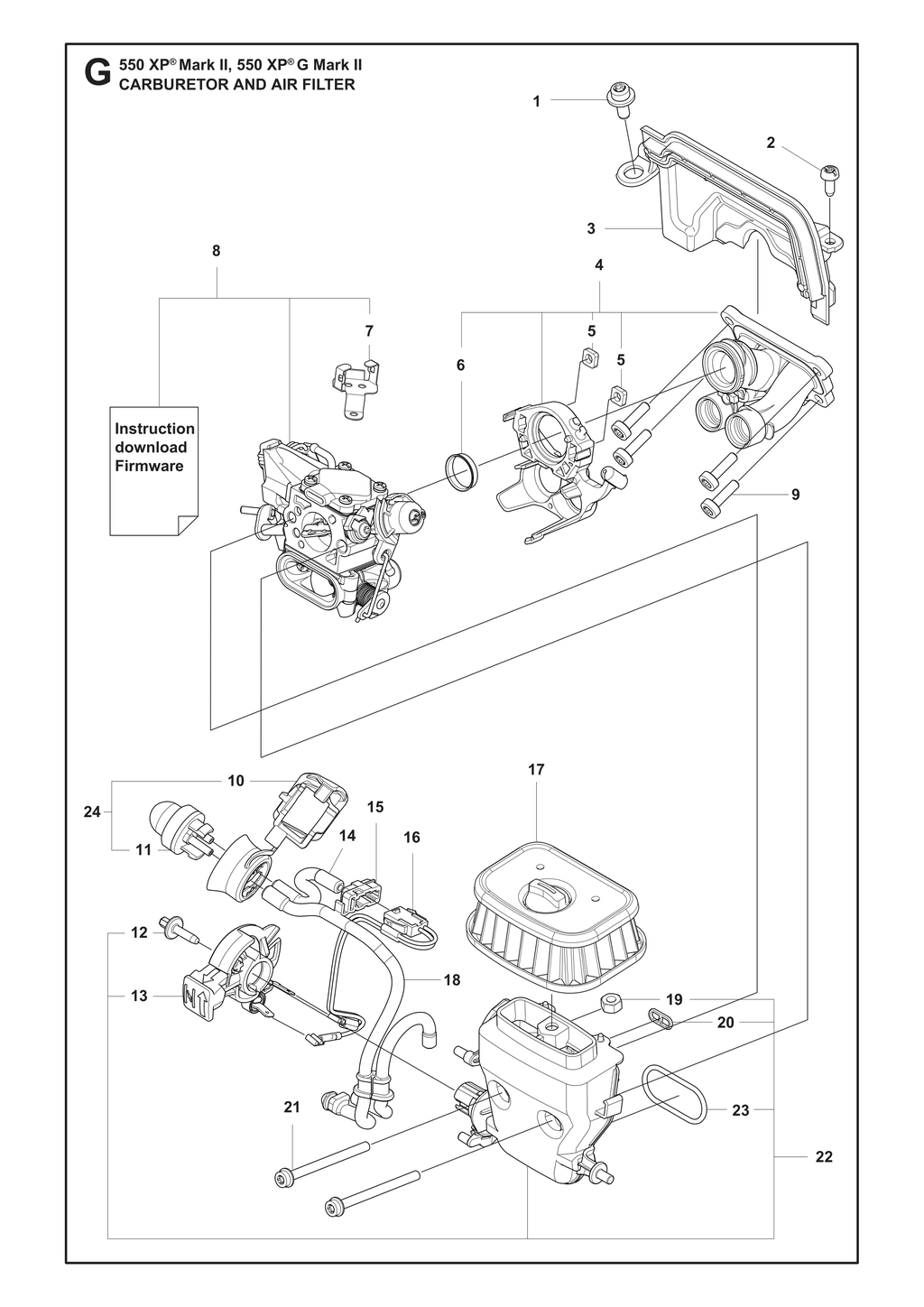 CARBURETOR AND AIR FILTER