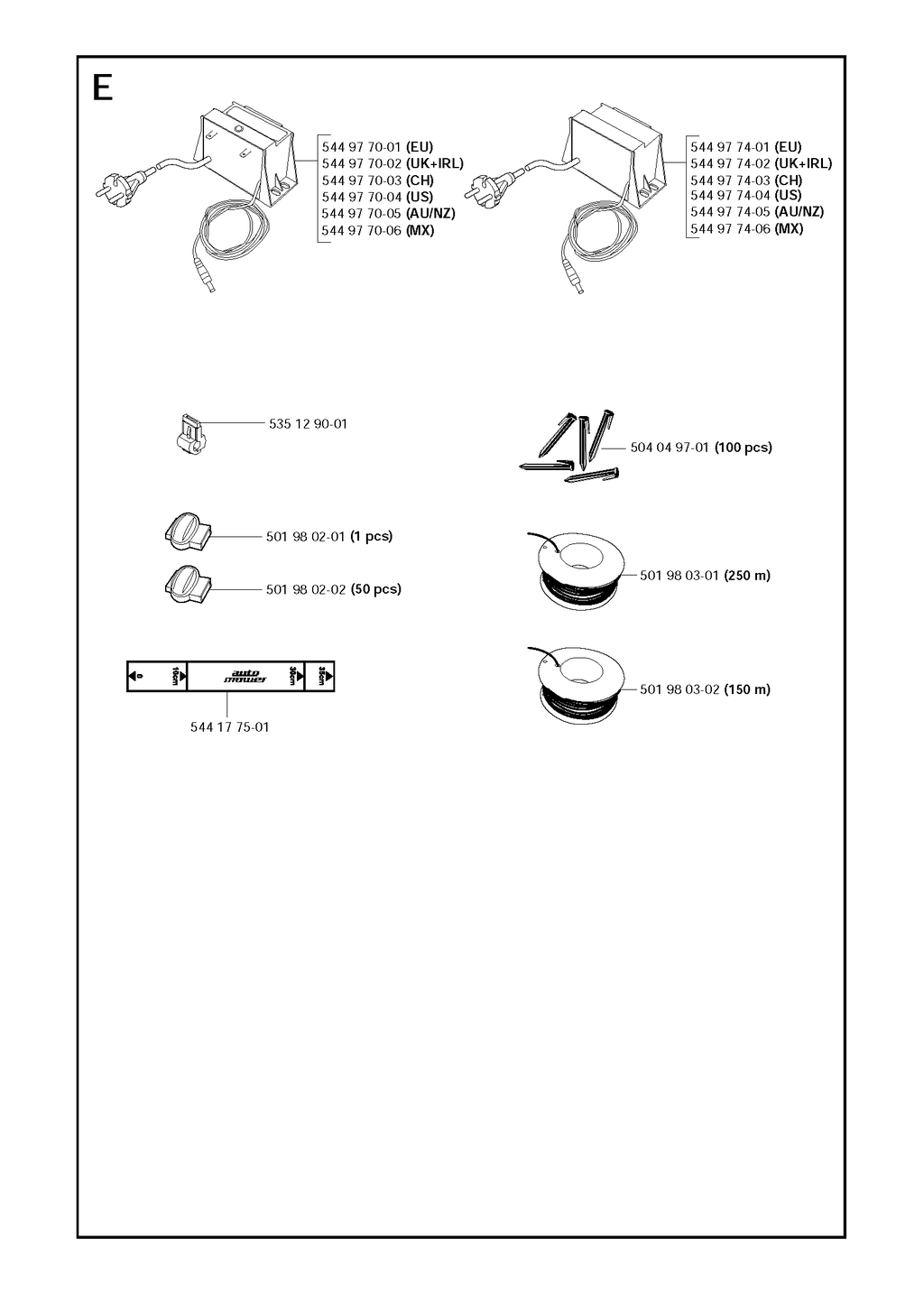 INSTALLATION ACCESSORIES