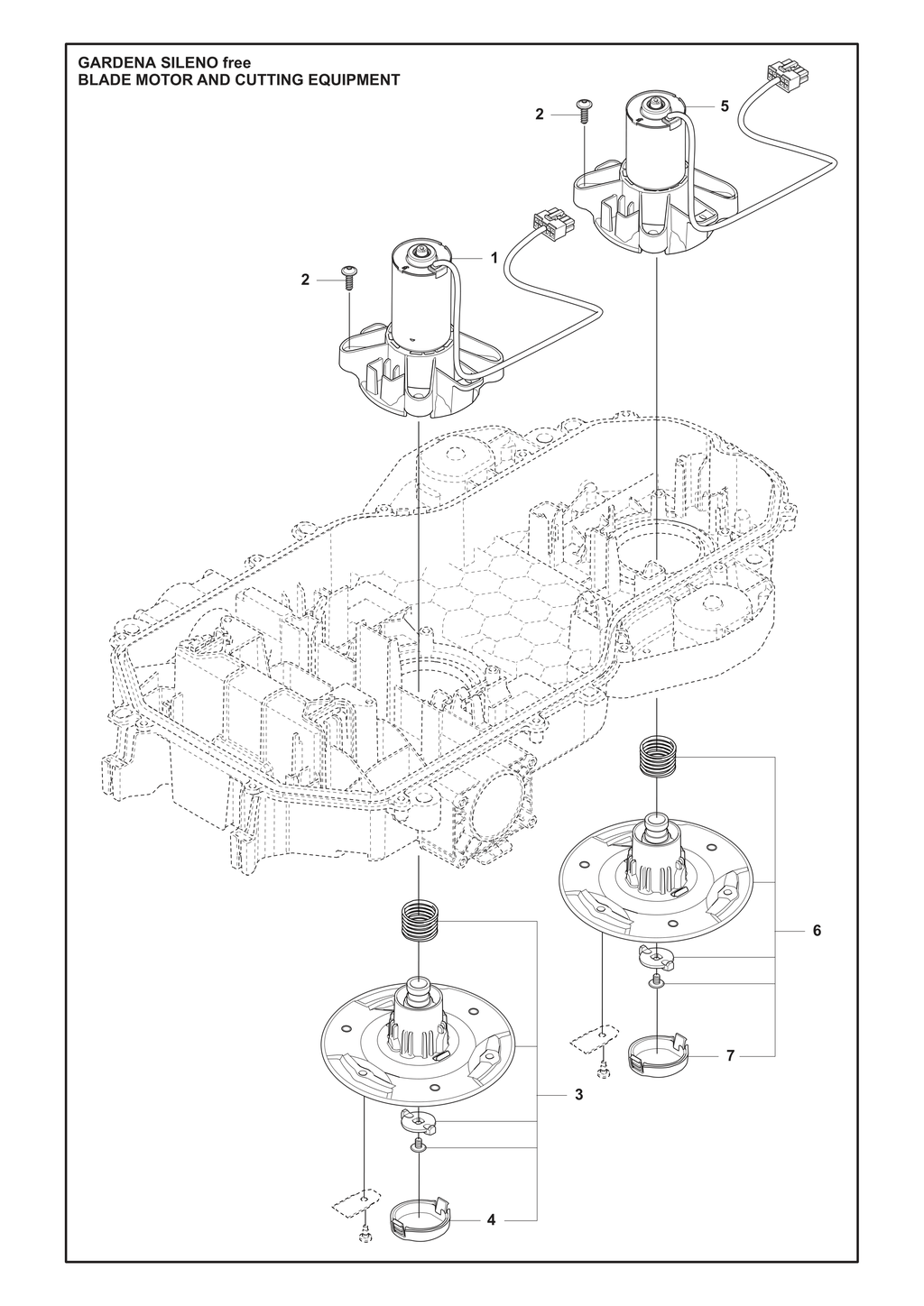 BLADE MOTOR AND CUTTING EQUIPMENT