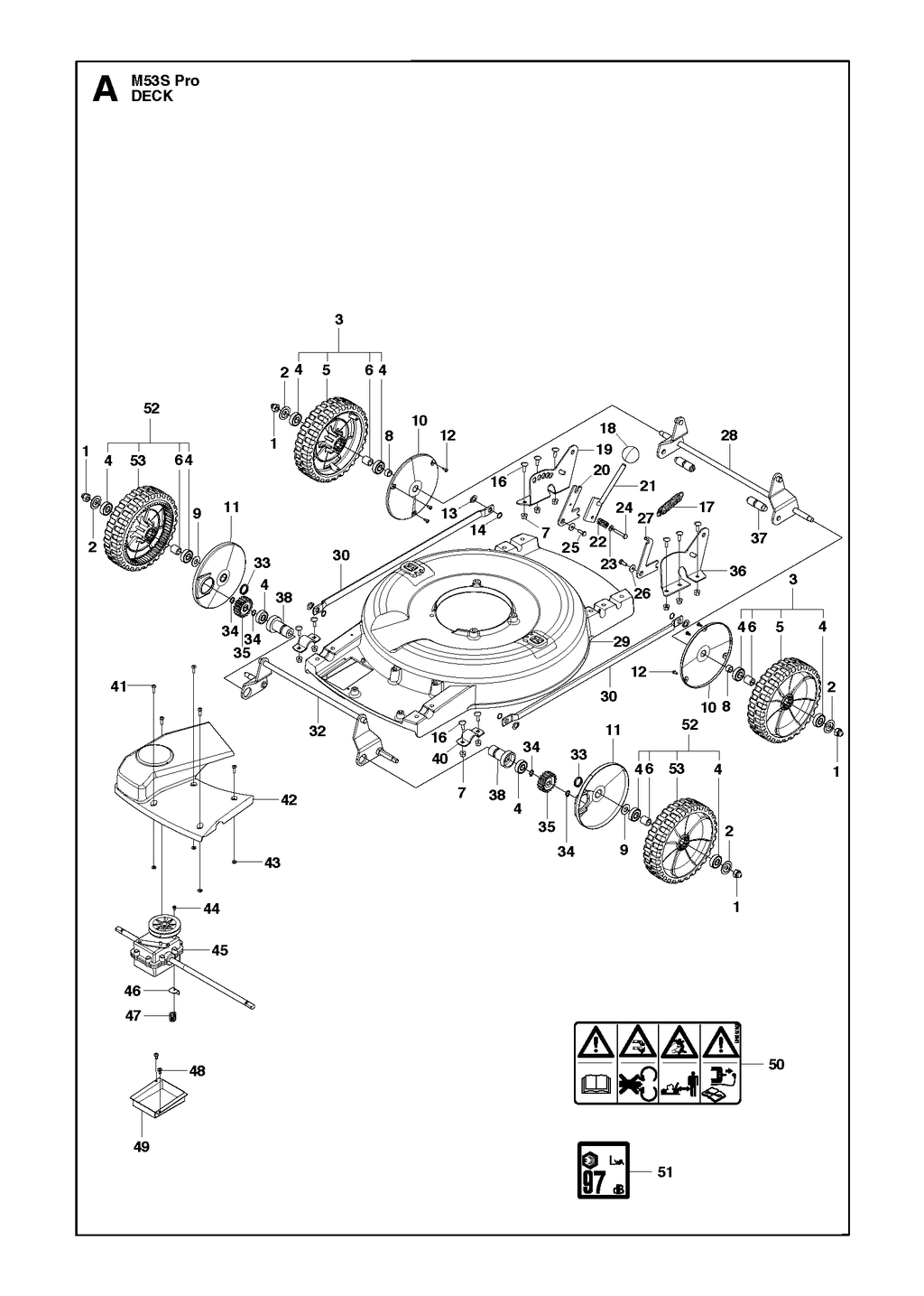 MOWER DECK / CUTTING DECK