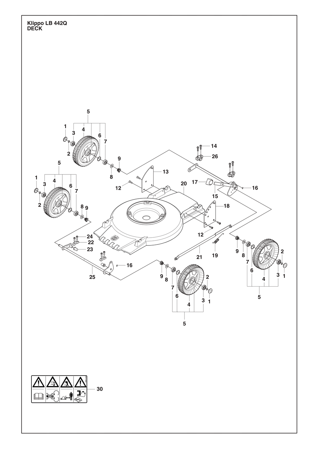 MOWER DECK / CUTTING DECK