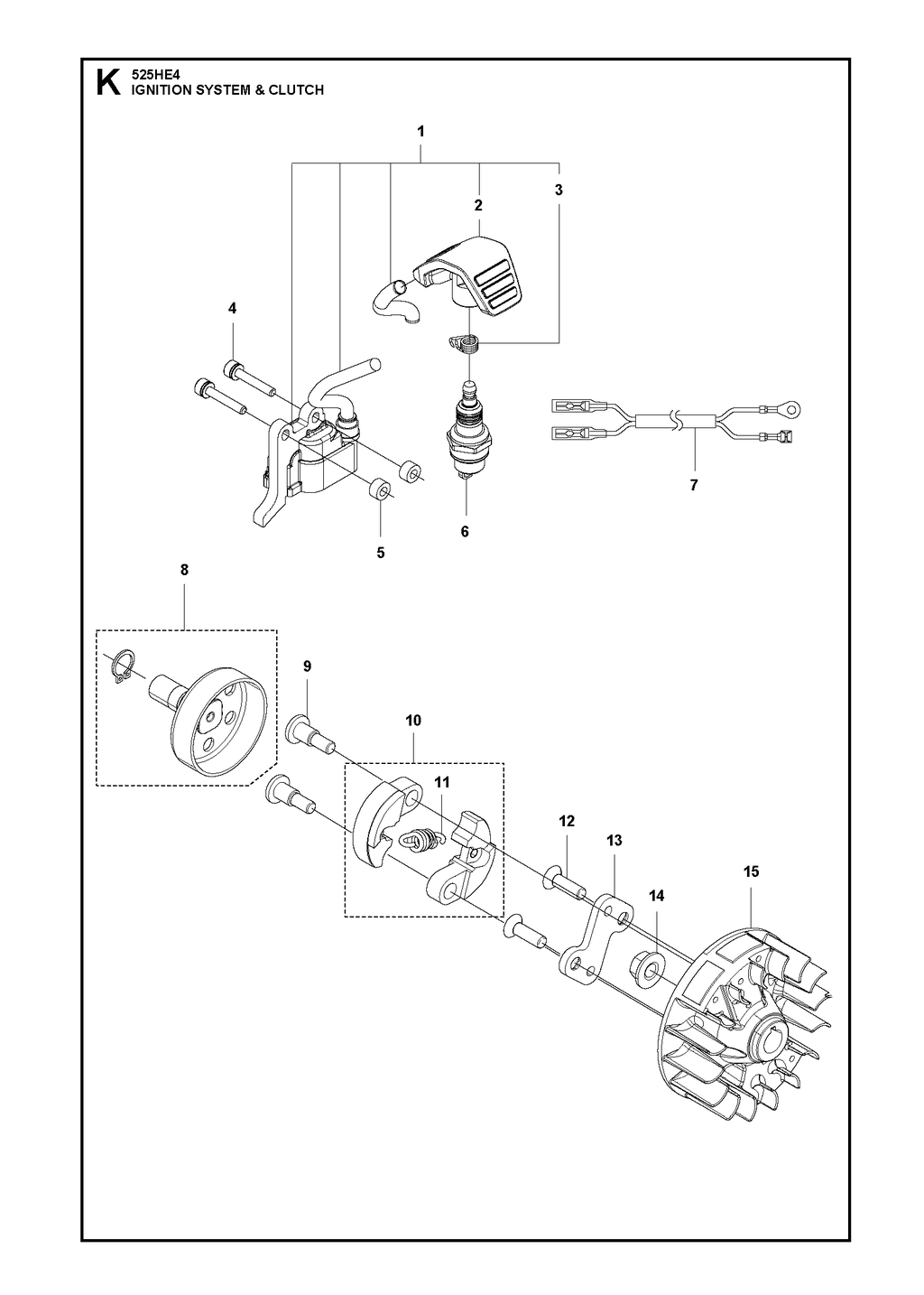 IGNITION SYSTEM AND CLUTCH
