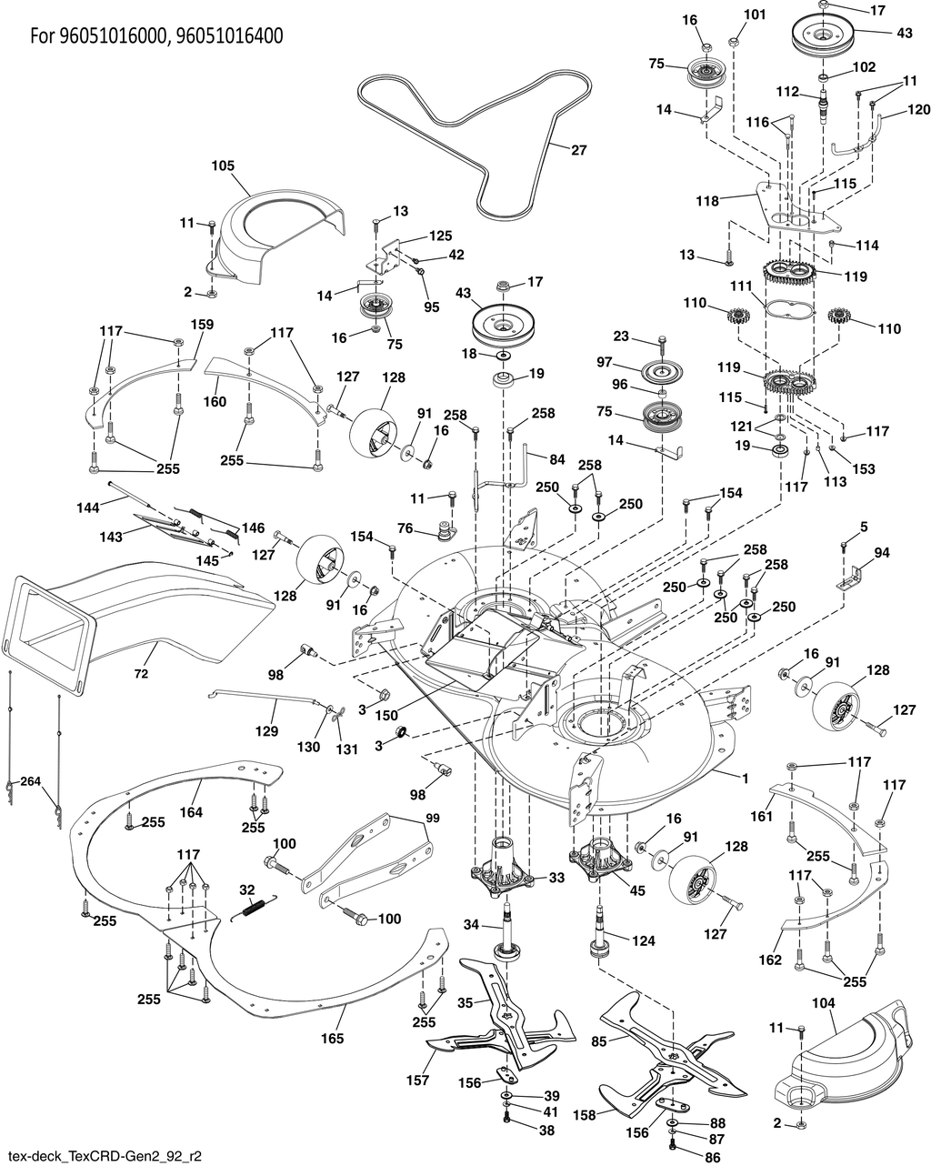 MOWER DECK / CUTTING DECK