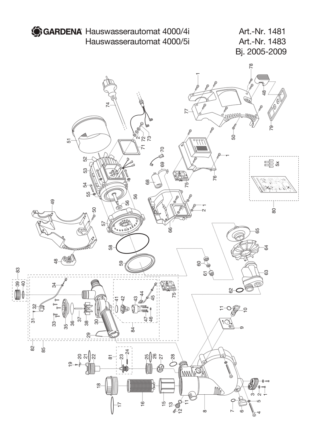 ART. 1481-20, 2005 – 2009 (UNTIL SERIAL NUMBER 2371604)