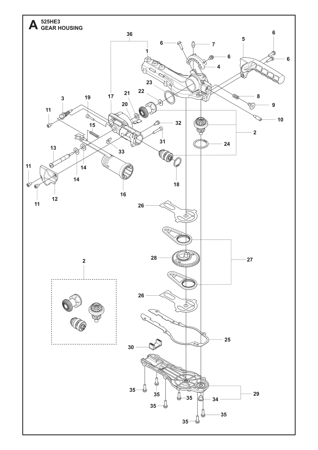 GEAR HOUSING
