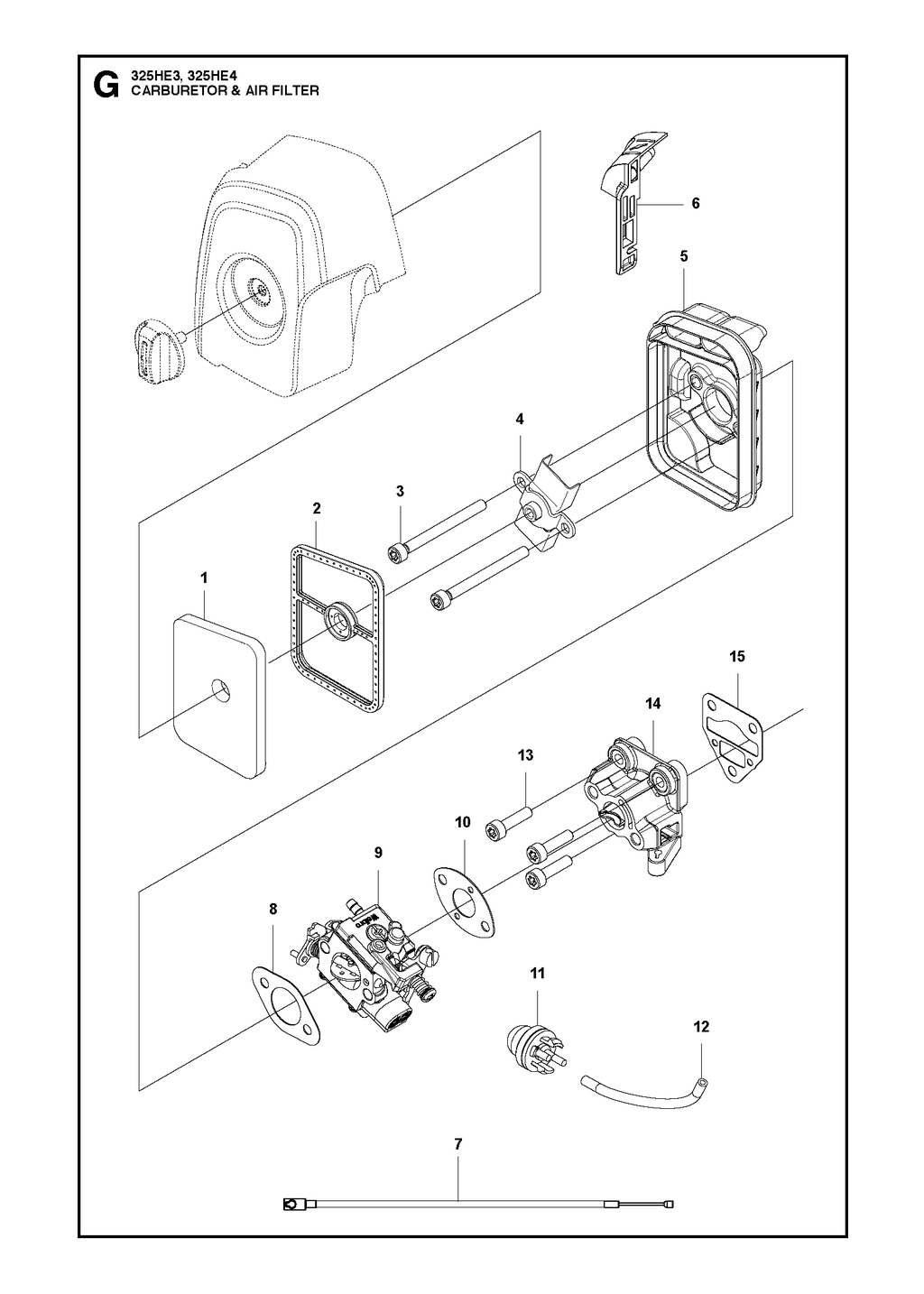 CARBURETOR AND AIR FILTER