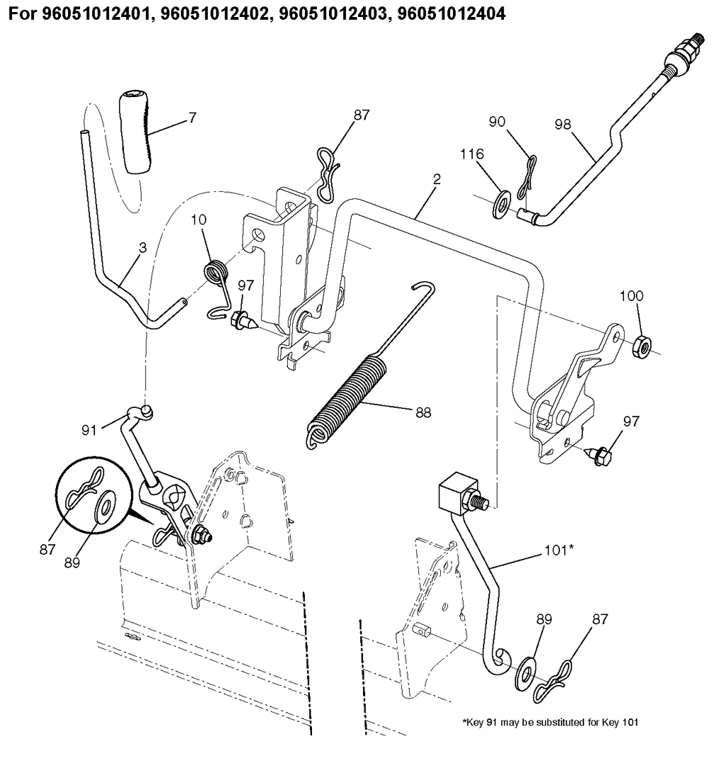 MOWER LIFT / DECK LIFT
